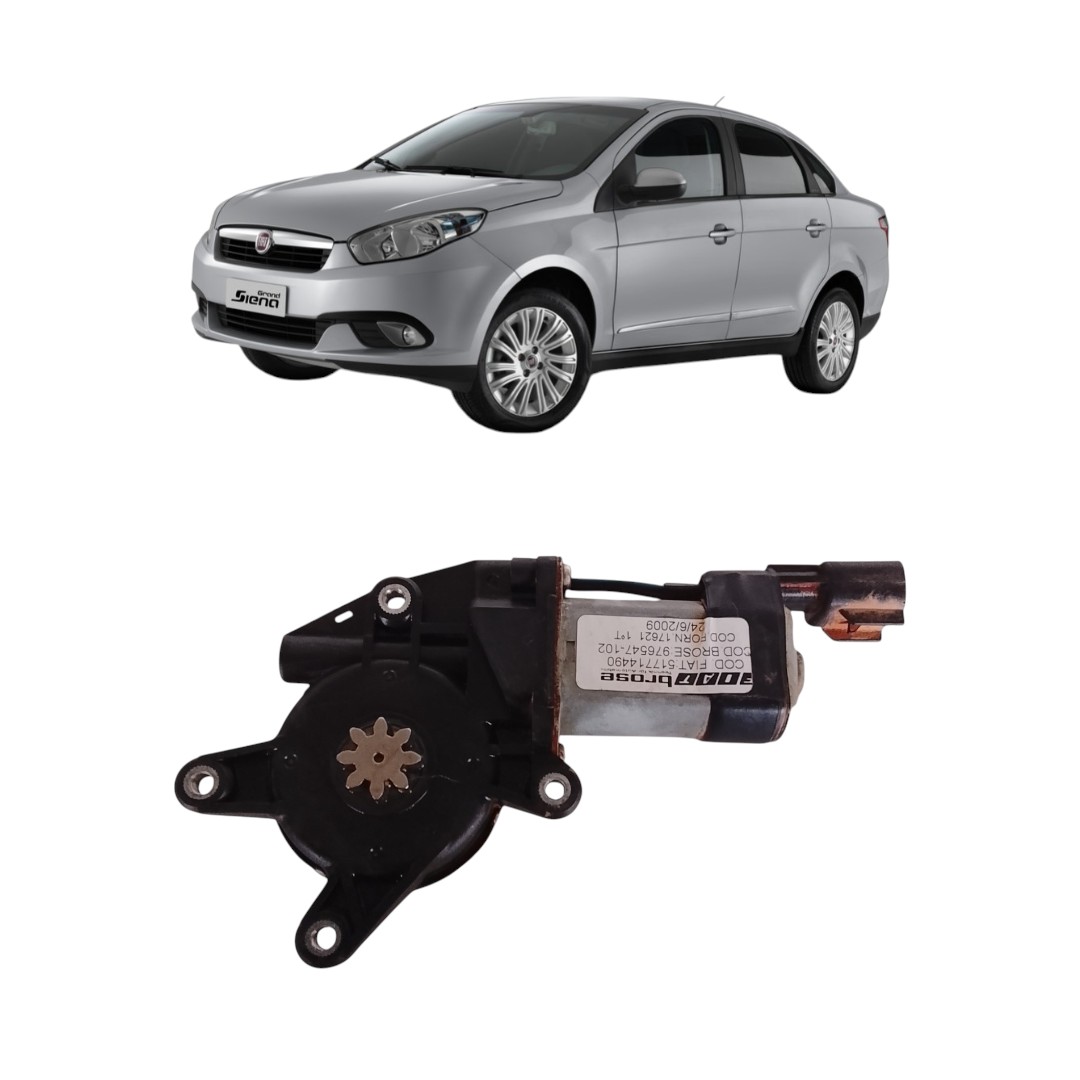 motor vidro elétrico dianteiro direito Fiat Siena 2008 2012