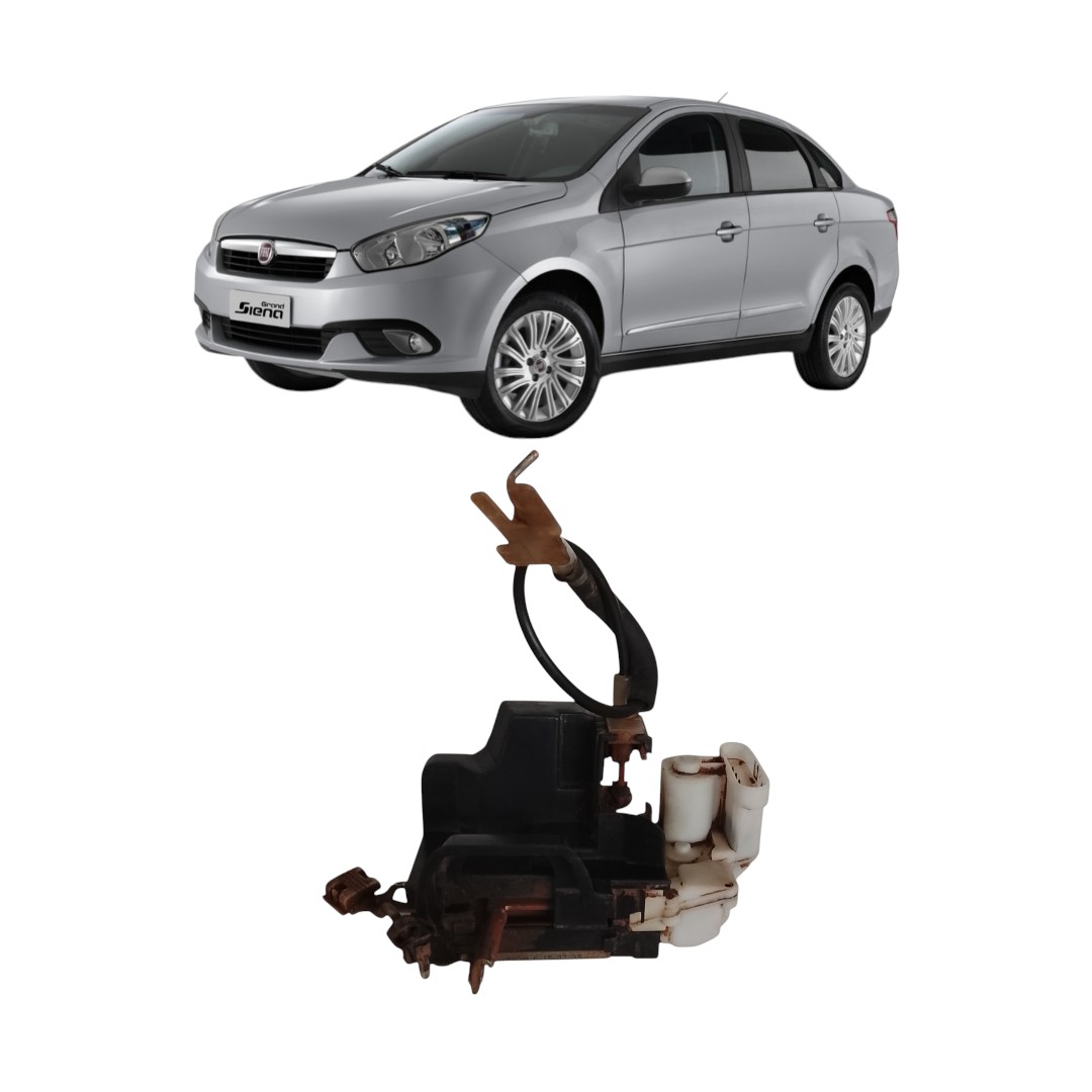 fechadura elétrica dianteira direita Fiat Siena 2012 2017