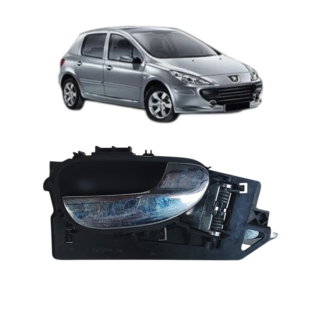 Maçaneta Interna Traseiro Direito Peugeot 307 2007 2012 Traseira