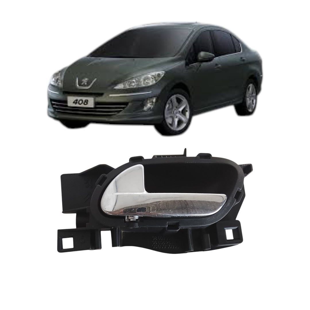 Maçaneta Interna Dianteiro Esquerdo Peugeot 408 2013 2014 Dianteira