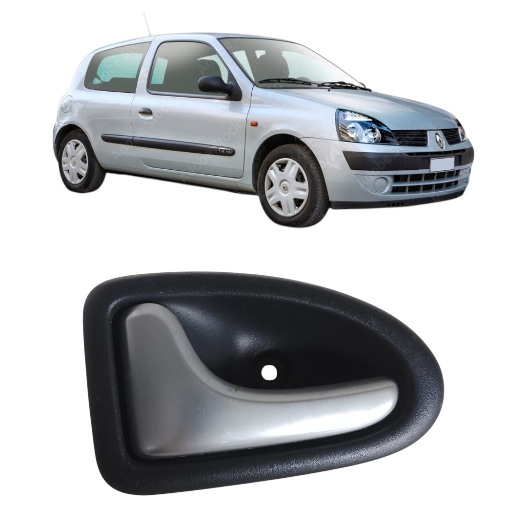 maçaneta Interna dianteiro esquerdo Renault Clio 2001 2014