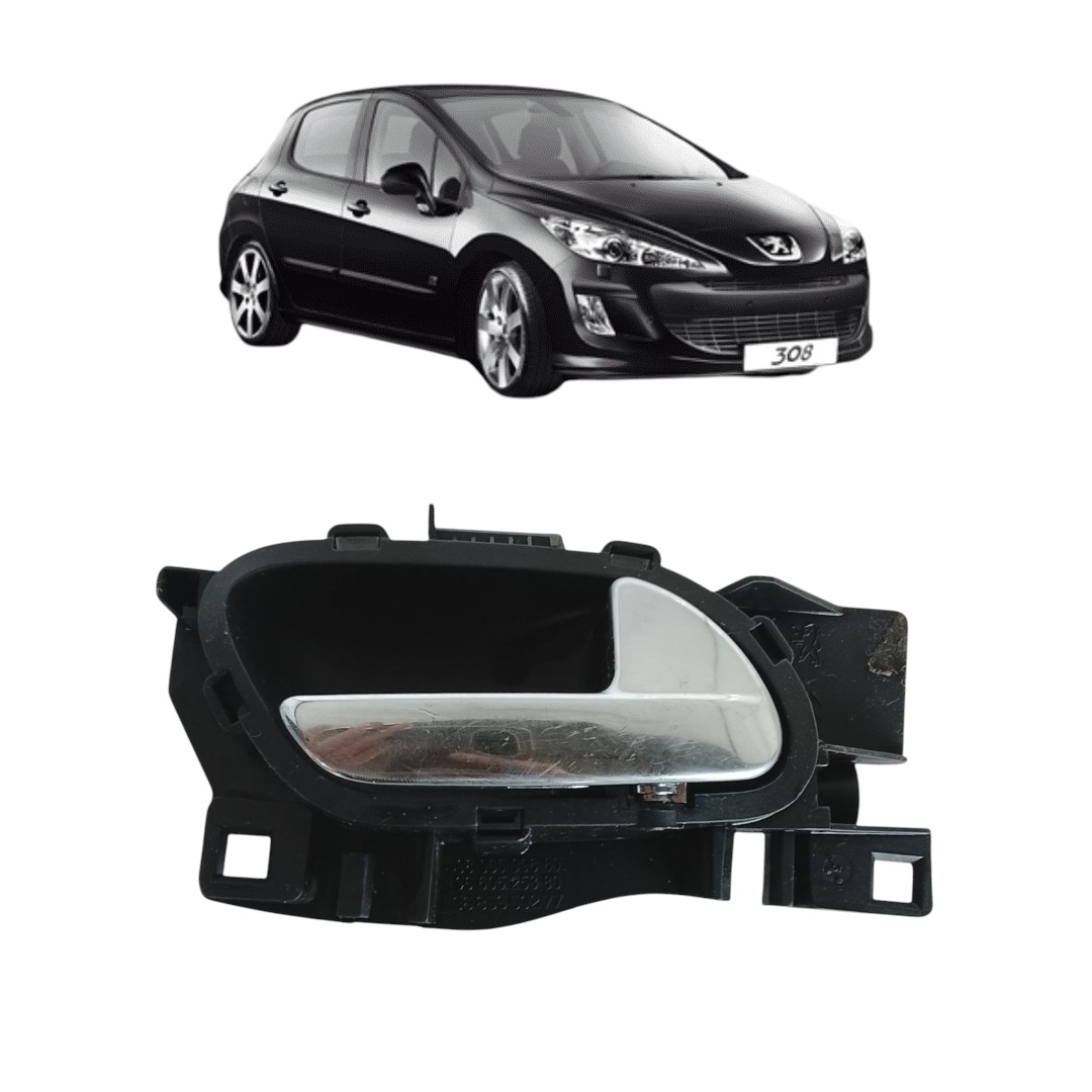 Maçaneta Interna Dianteiro Direito Peugeot 308 2013 2017 Dianteira