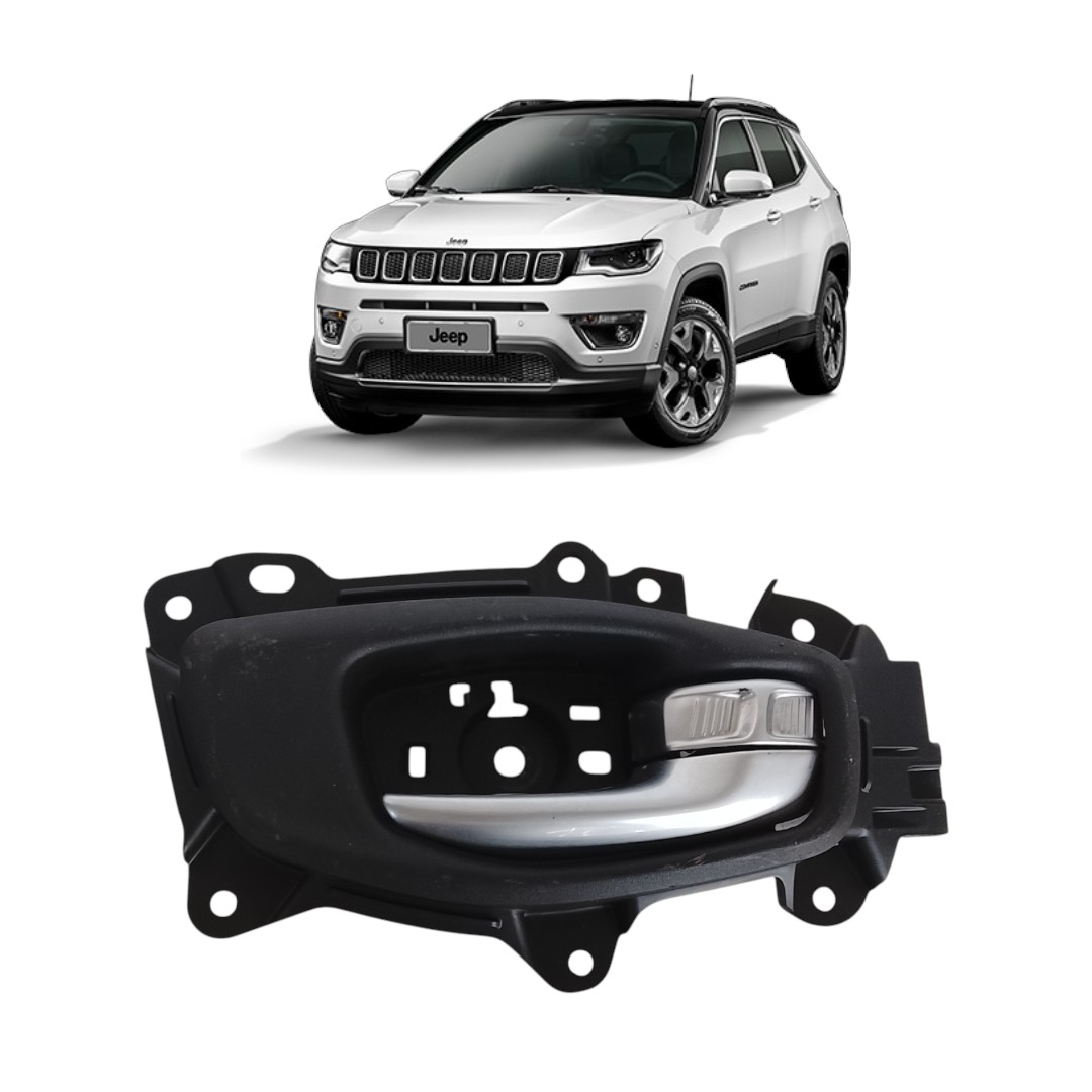 Maçaneta Interna Dianteiro Direito Jeep Compass 2017 2019 Dianteira
