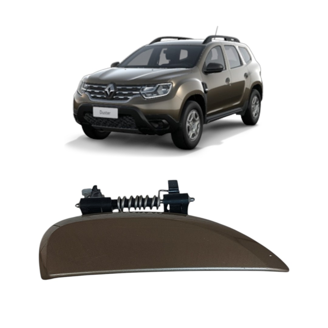Maçaneta Externa Dianteira Direita Renault Duster 2022 2023 Marrom Dianteira