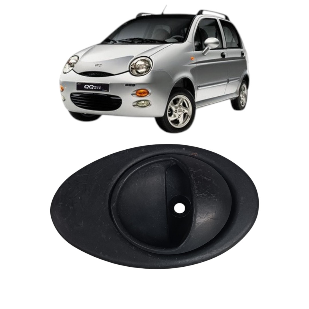 Maçaneta Interna Dianteira Direita Chery Qq 2011 2015 Preto Dianteira