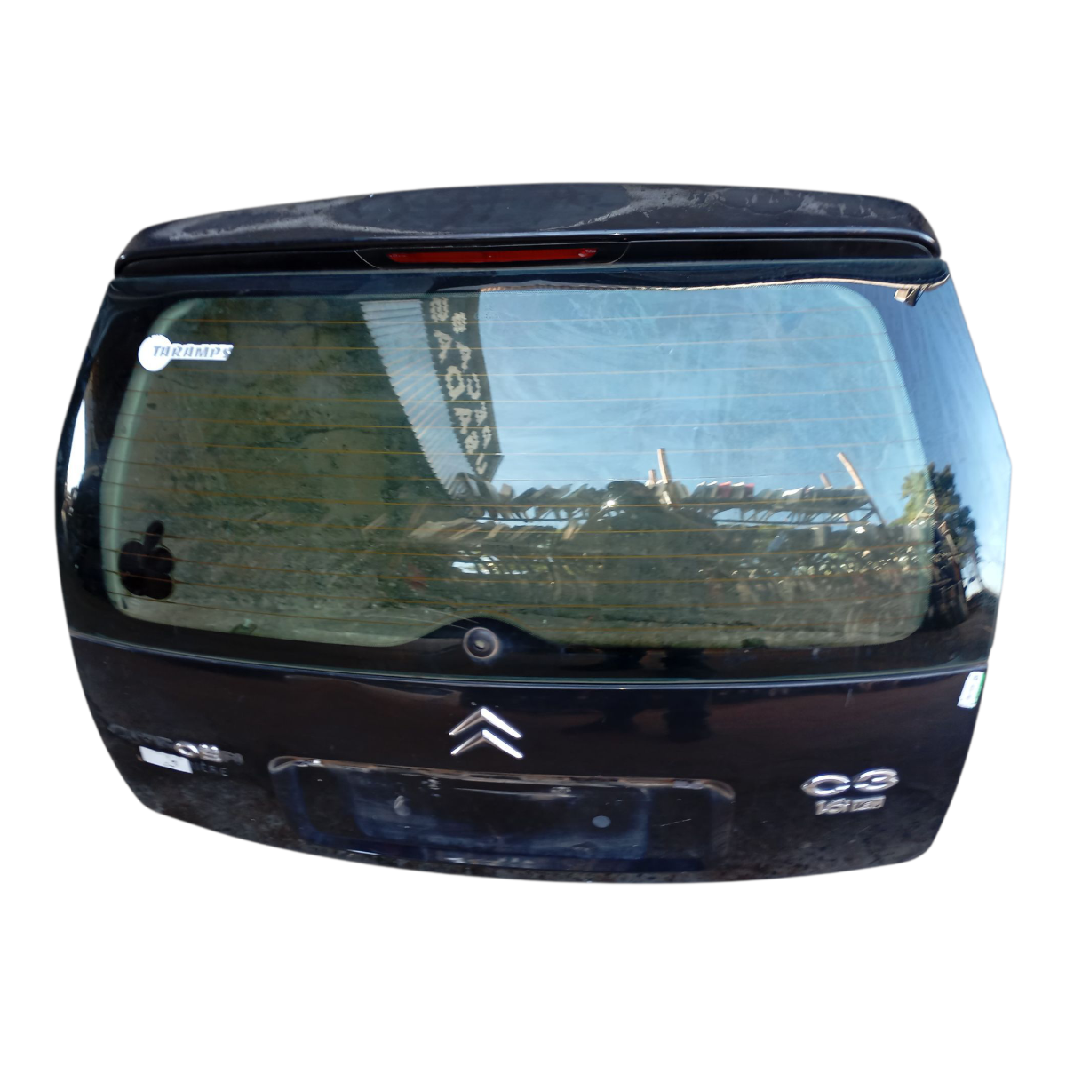 Tampa Traseira Citroen C3 2003 2004 2005 2006 2007 A 2011 Preto