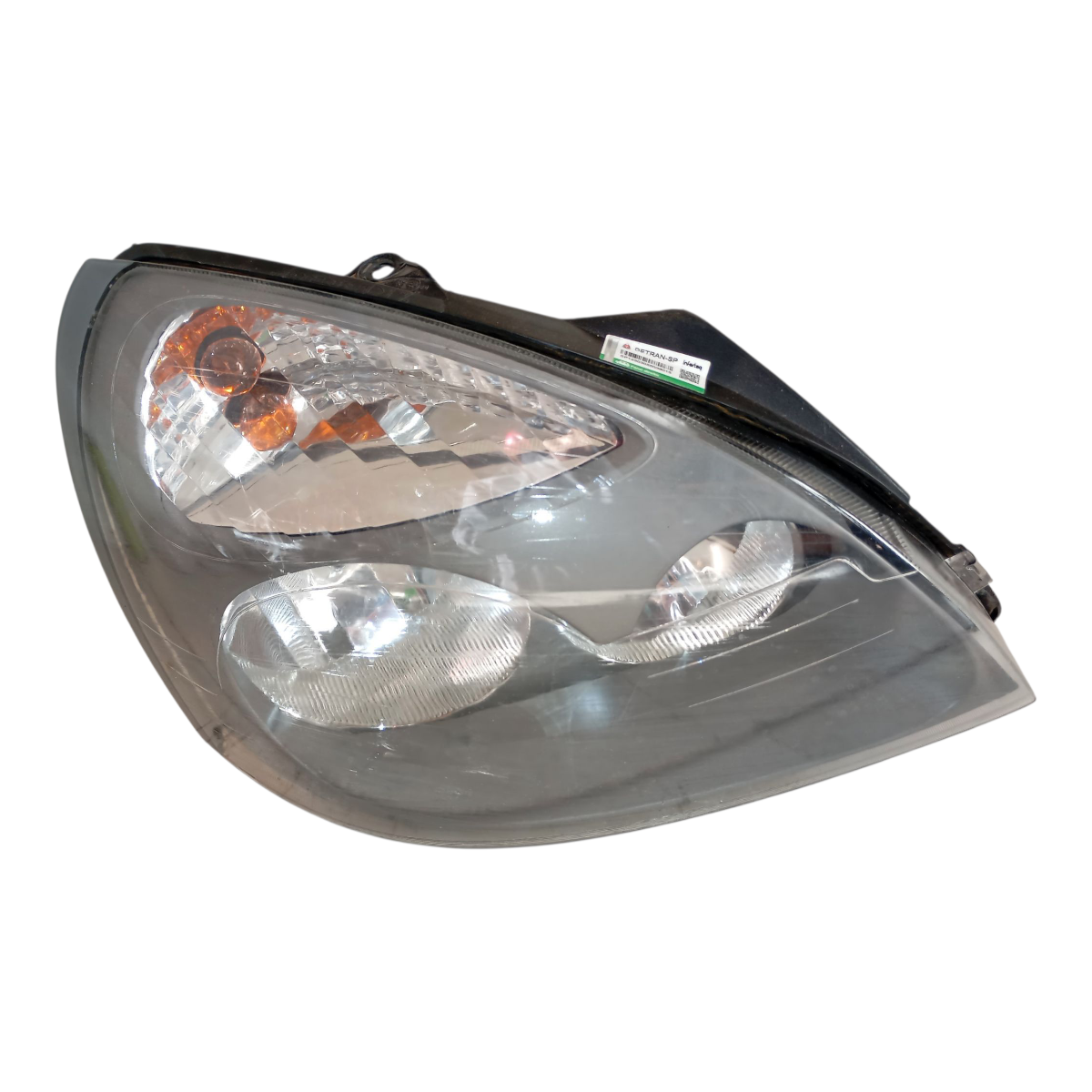 Farol Direito Renault Clio 2006 A 2011 Mascara Cinza Origi