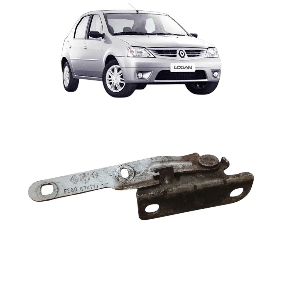 braço dobradiça capo lado esquerdo Renault Logan 2007 2014