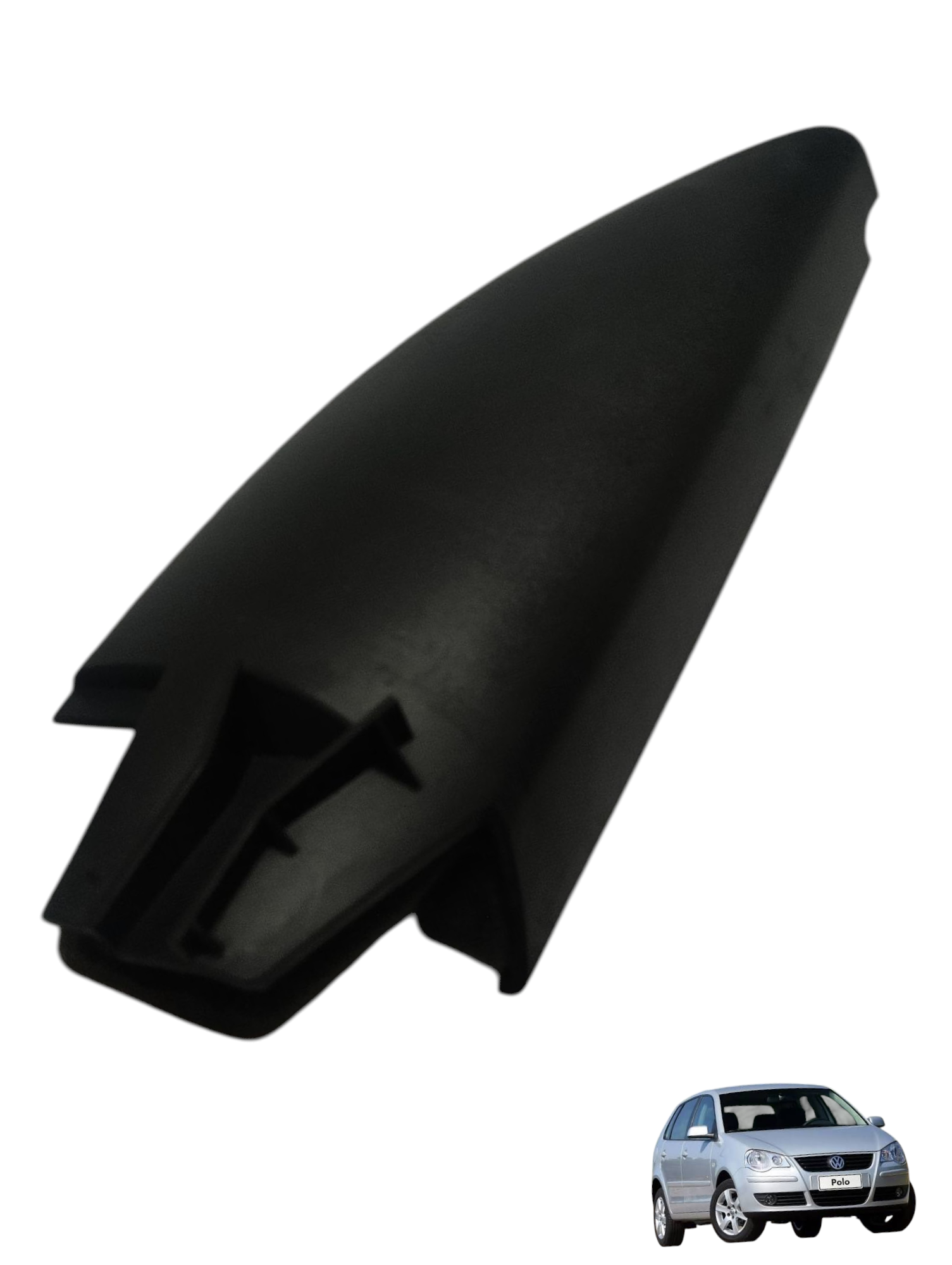 Moldura interna retrovisor direito Vw Polo hatch 2008