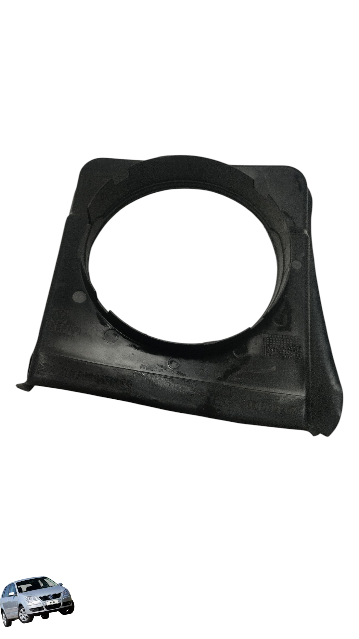 moldura de vedação do alojamento do alto-falante esquerda VW polo Hatch 2008