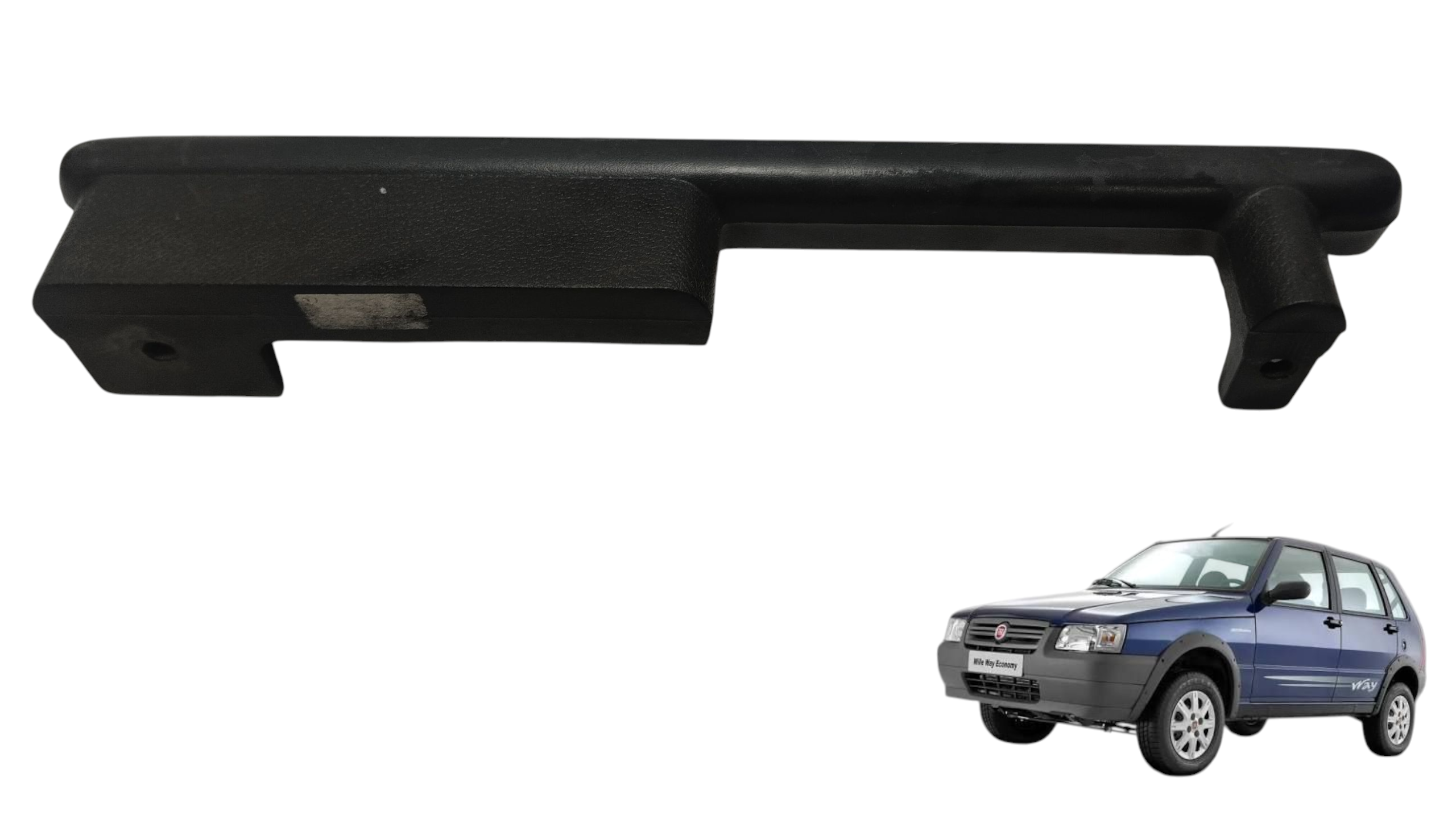 Puxador porta apoio braço Fiat uno lado direito 1991 a 1999
