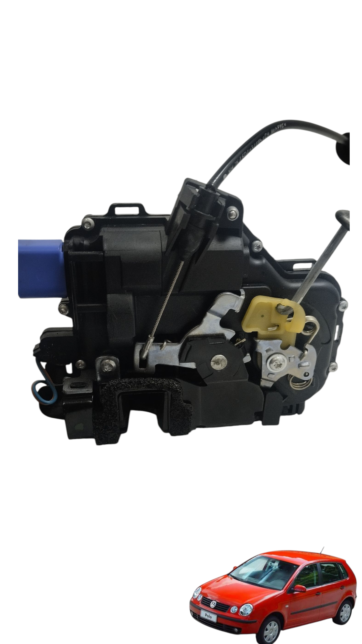Fechadura elétrica dianteira direita VW polo 2003 a 2014