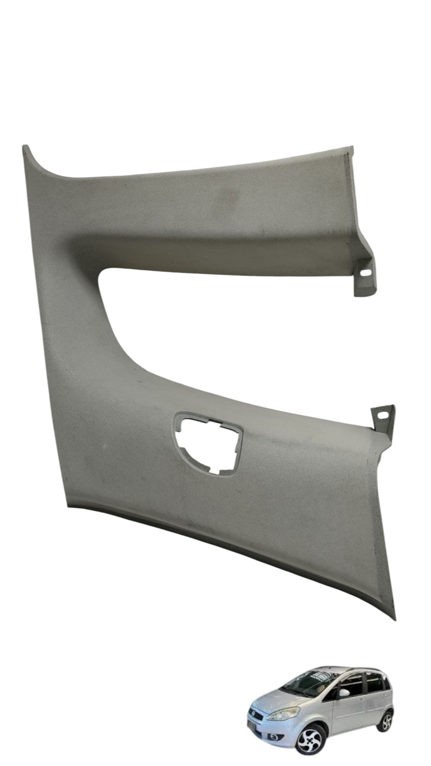 Moldura coluna vidro lateral traseiro esquerdo Fiat Idea 2013