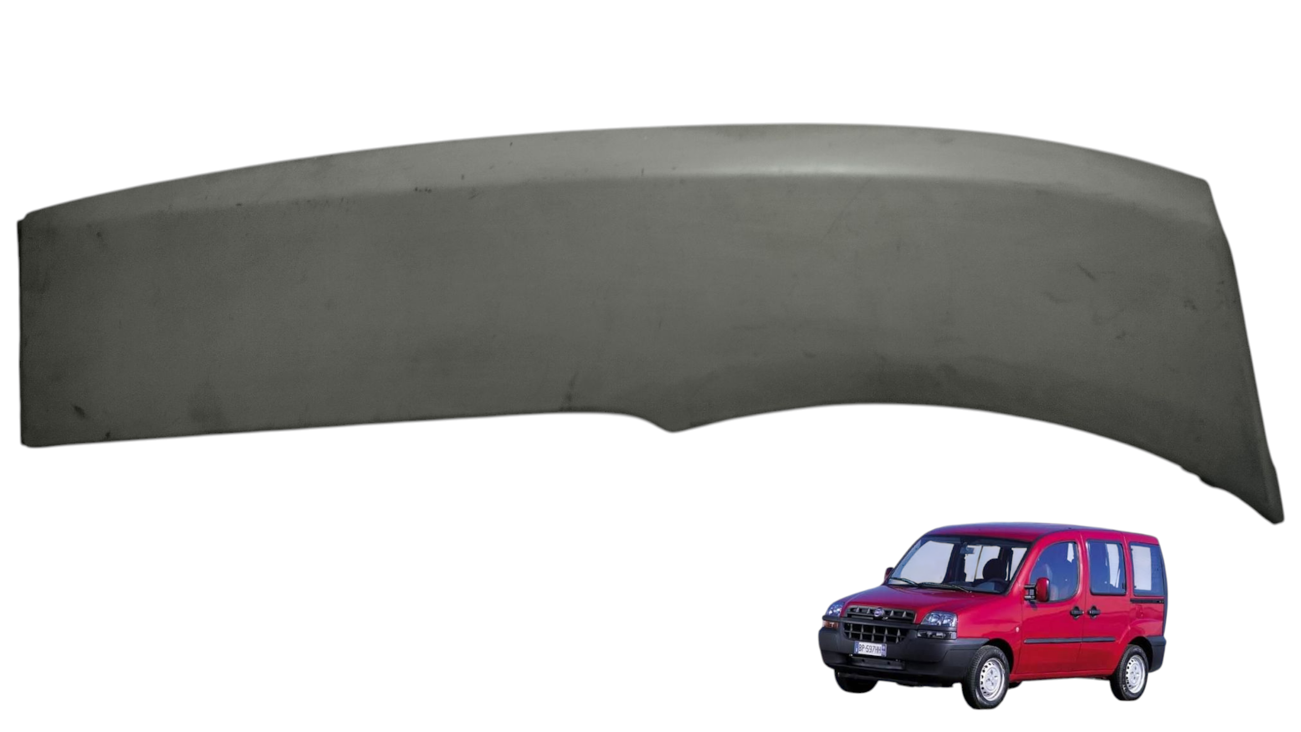 Acabamento lateral traseiro direito Fiat Doblo 2002 a 2011