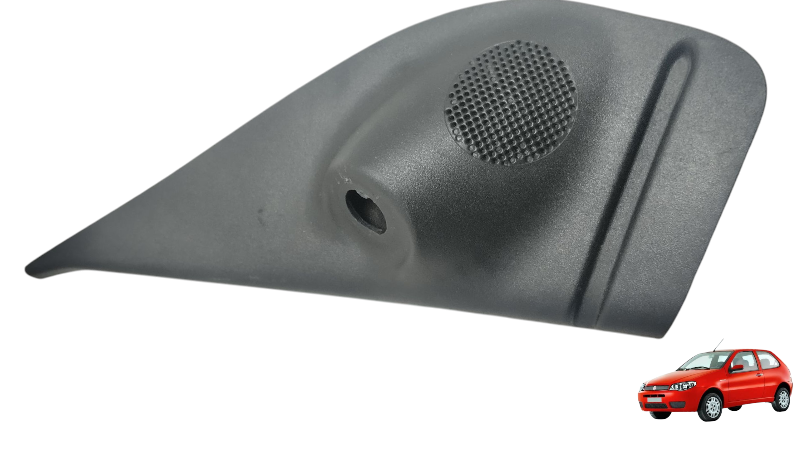 Acabamento interno retrovisor Esquerdo Fiat Palio 2000 a 2012