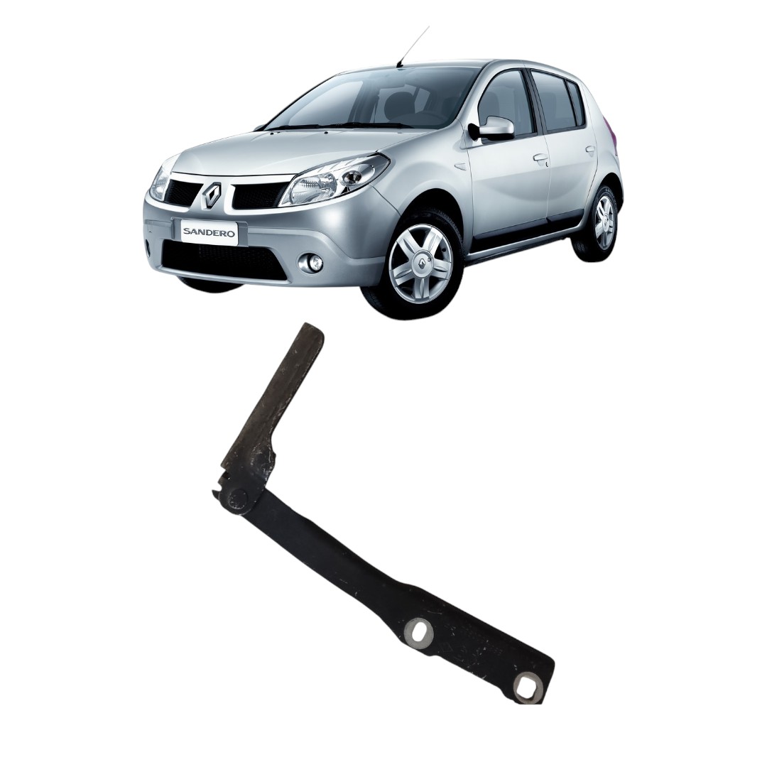 dobradiça de capo lado esquerdo renault Sandero 2009 2013