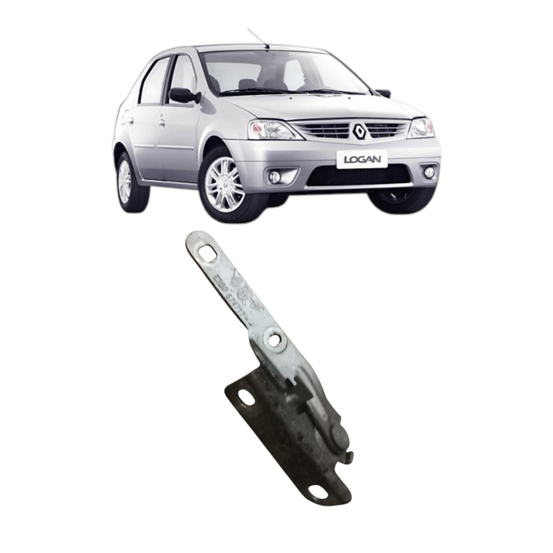 dobradiça capo lado esquerdo Renault logan 2008 2014