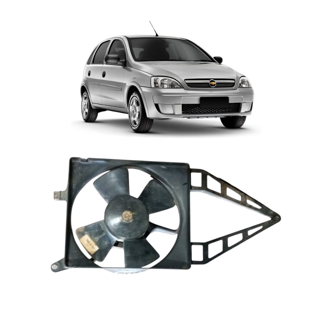 Defletor com ventoinha chevrolet Corsa 1.0 1994 2002