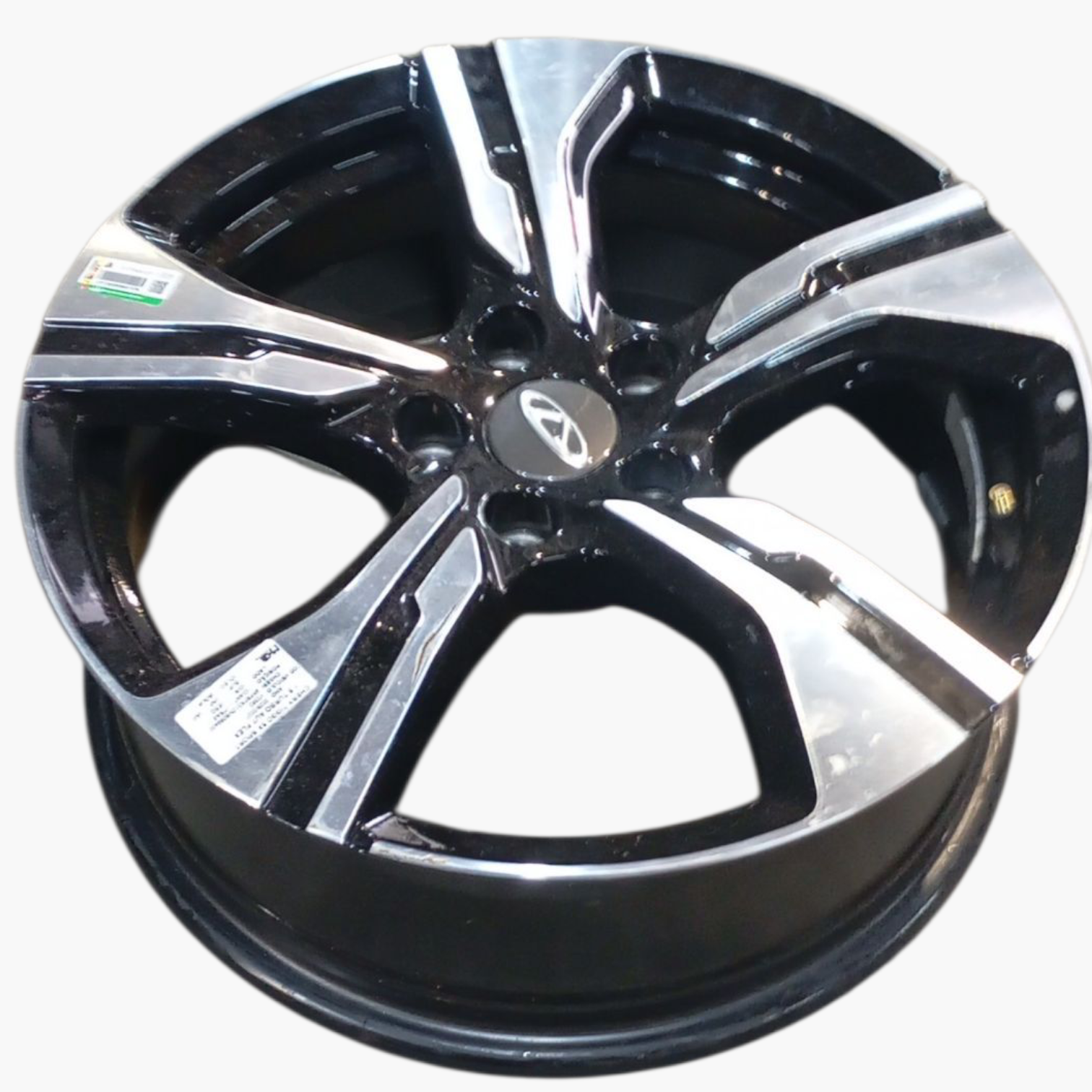 Roda aro 17 preto diamantado Chery Tiggo 5x Sport 1.5 turbo 2026