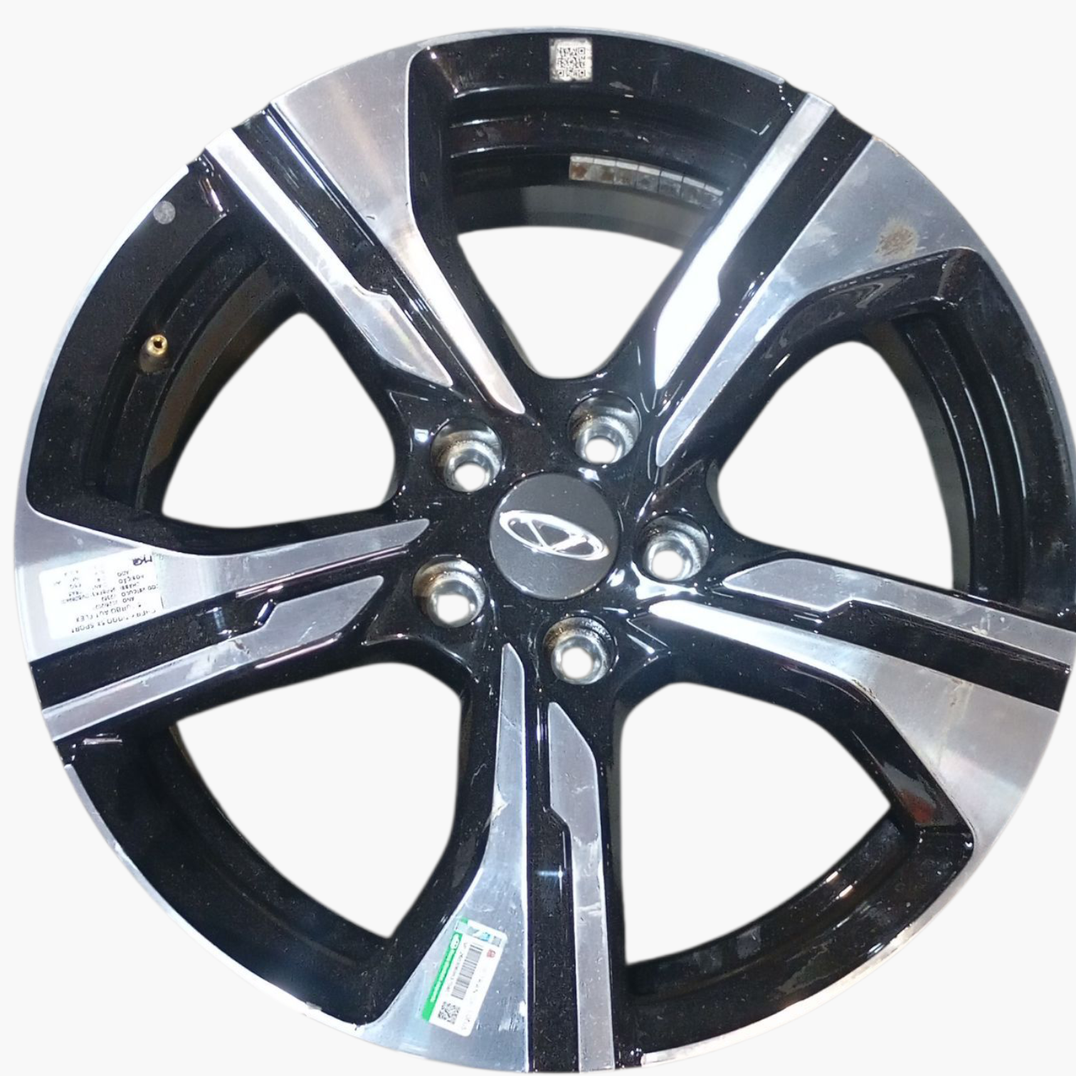 Roda aro 17 preto diamantado Chery Tiggo 5x Sport 1.5 turbo 2026