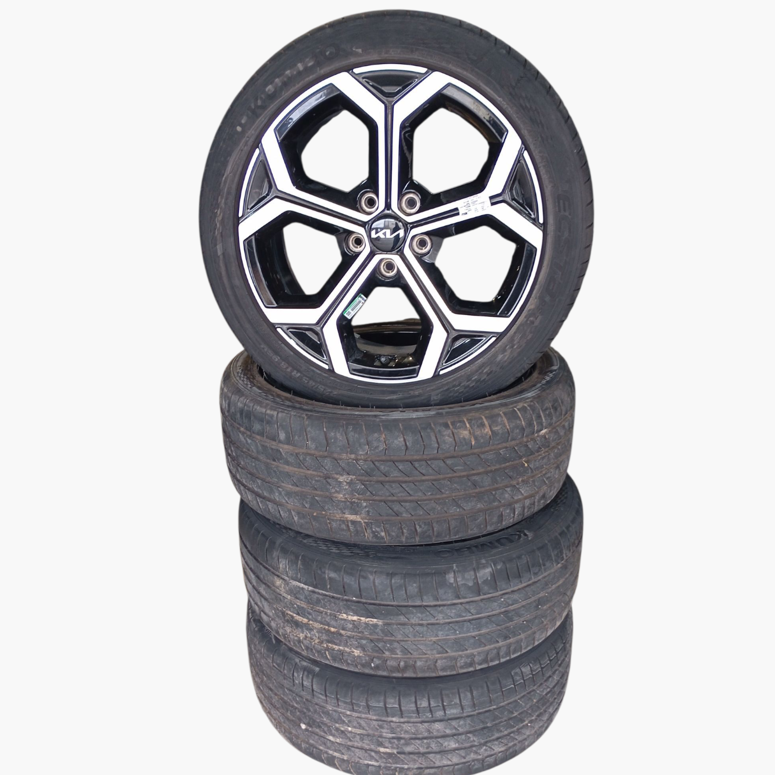 Jogo roda pneu 225/45 R18 Citroen Basalt Shine T200 1.0 2025