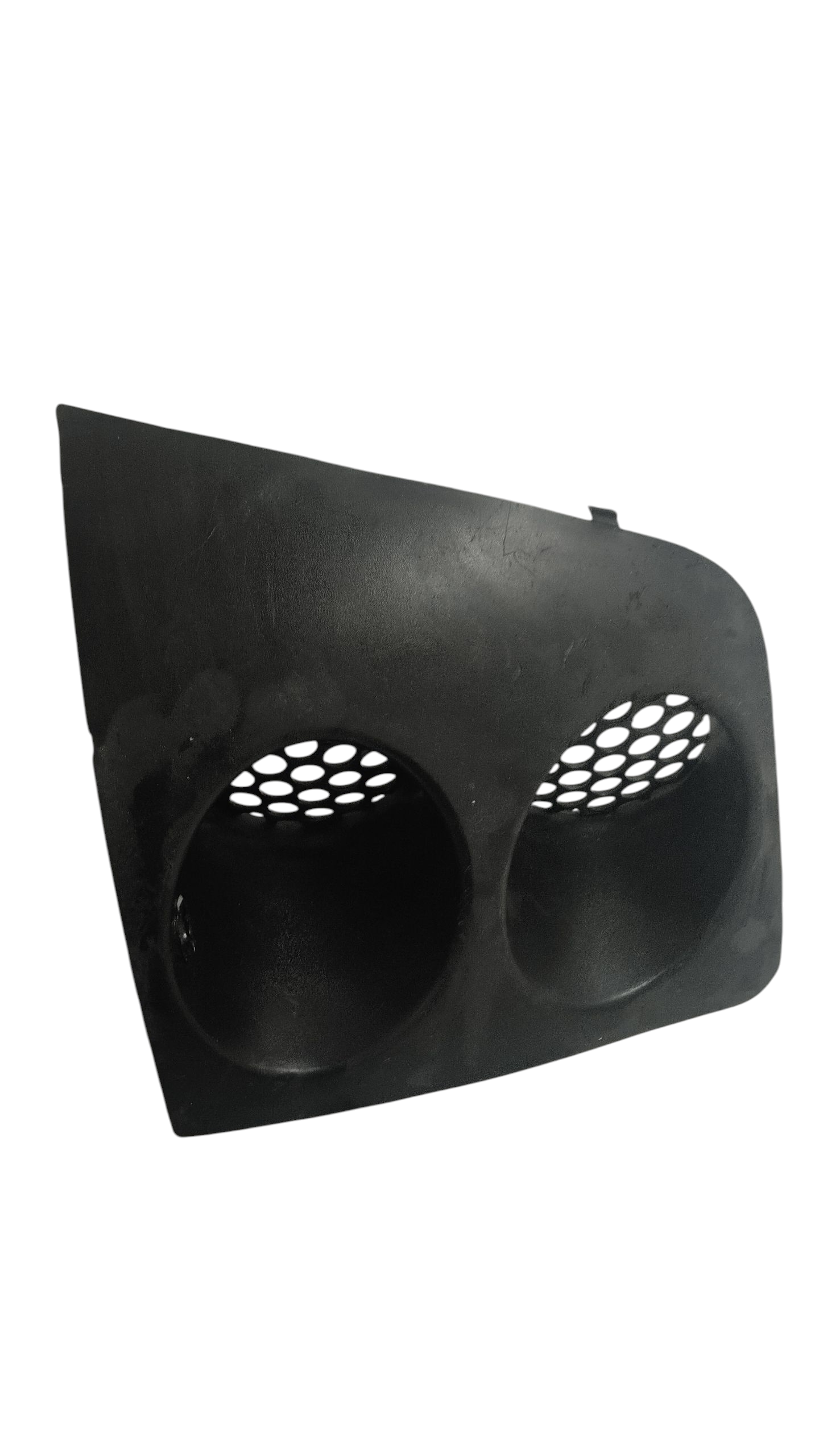 Moldura Grade Parachoque Dianteiro Esquerdo Strada 05 A 12 Preto Fosco