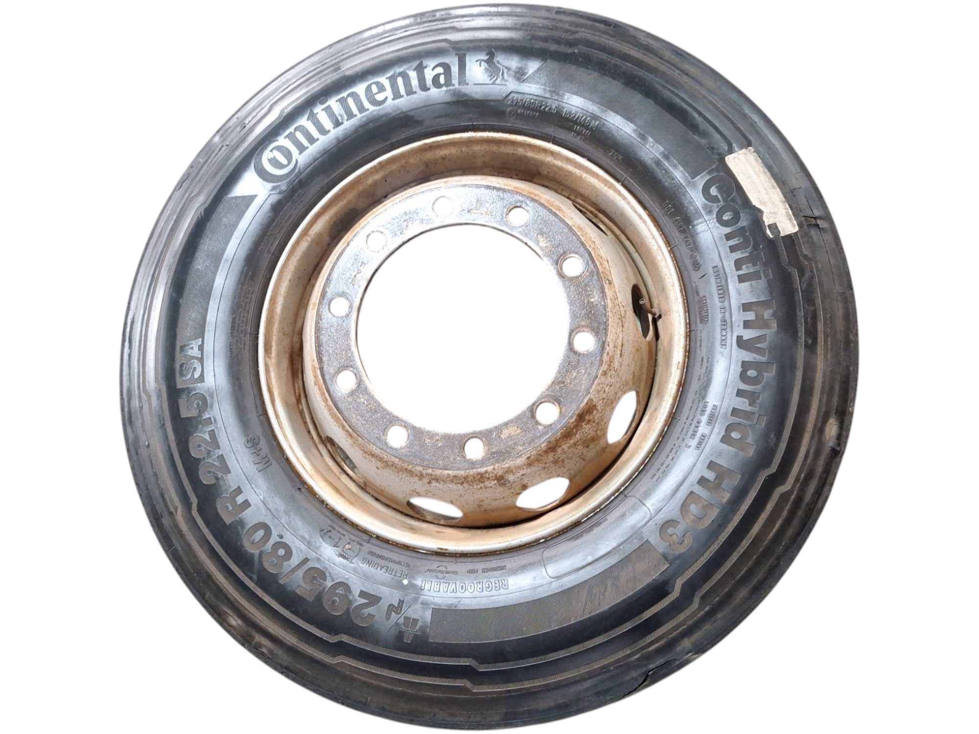 Roda Aço 22.5×8.25 Caminhao Vw Meteor 29530 2023 10 Furos