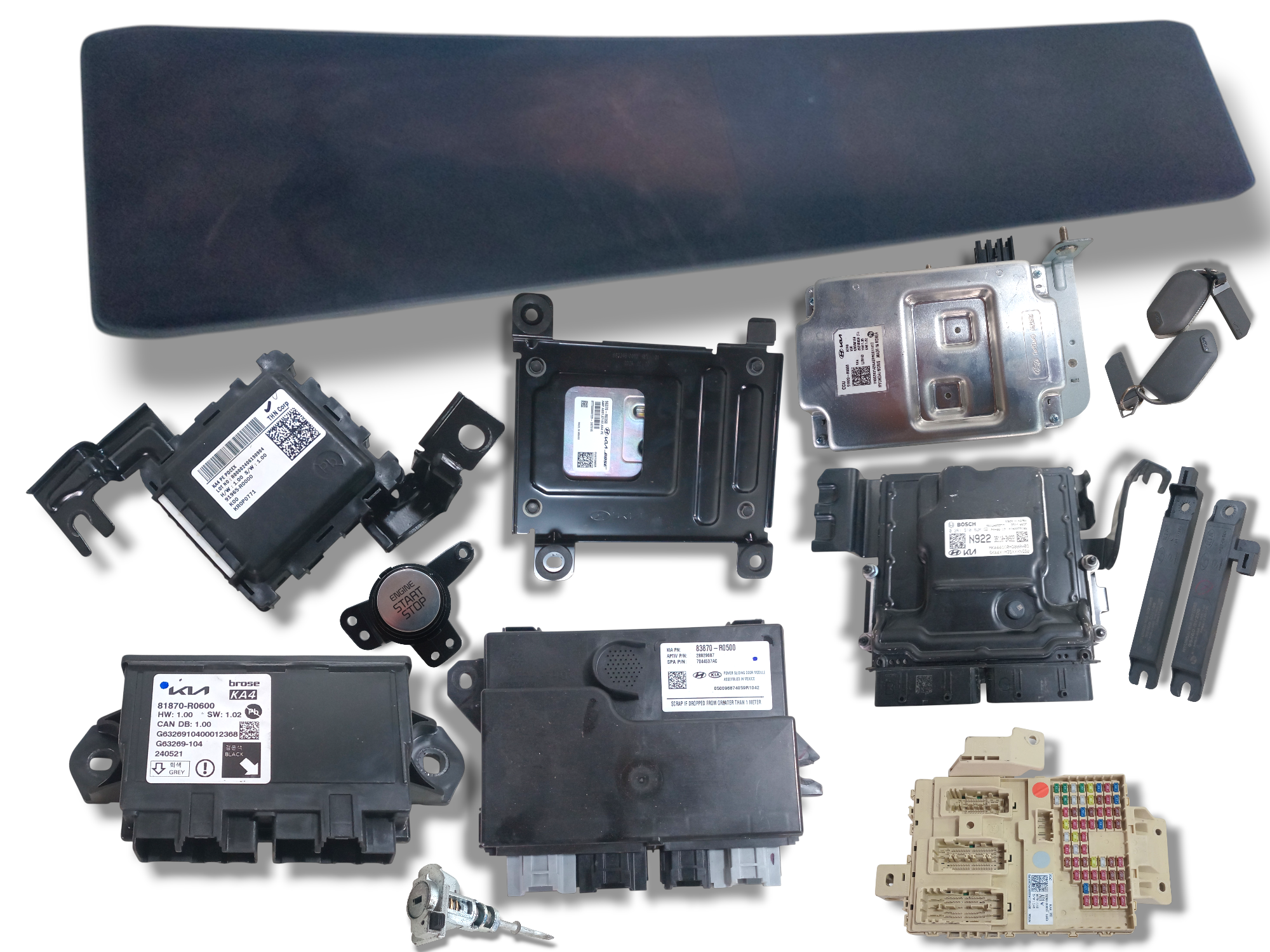 KIT CODE COMPLETO CHAVES MULTIMÍDIA KIA CARNIVAL 2024 2025