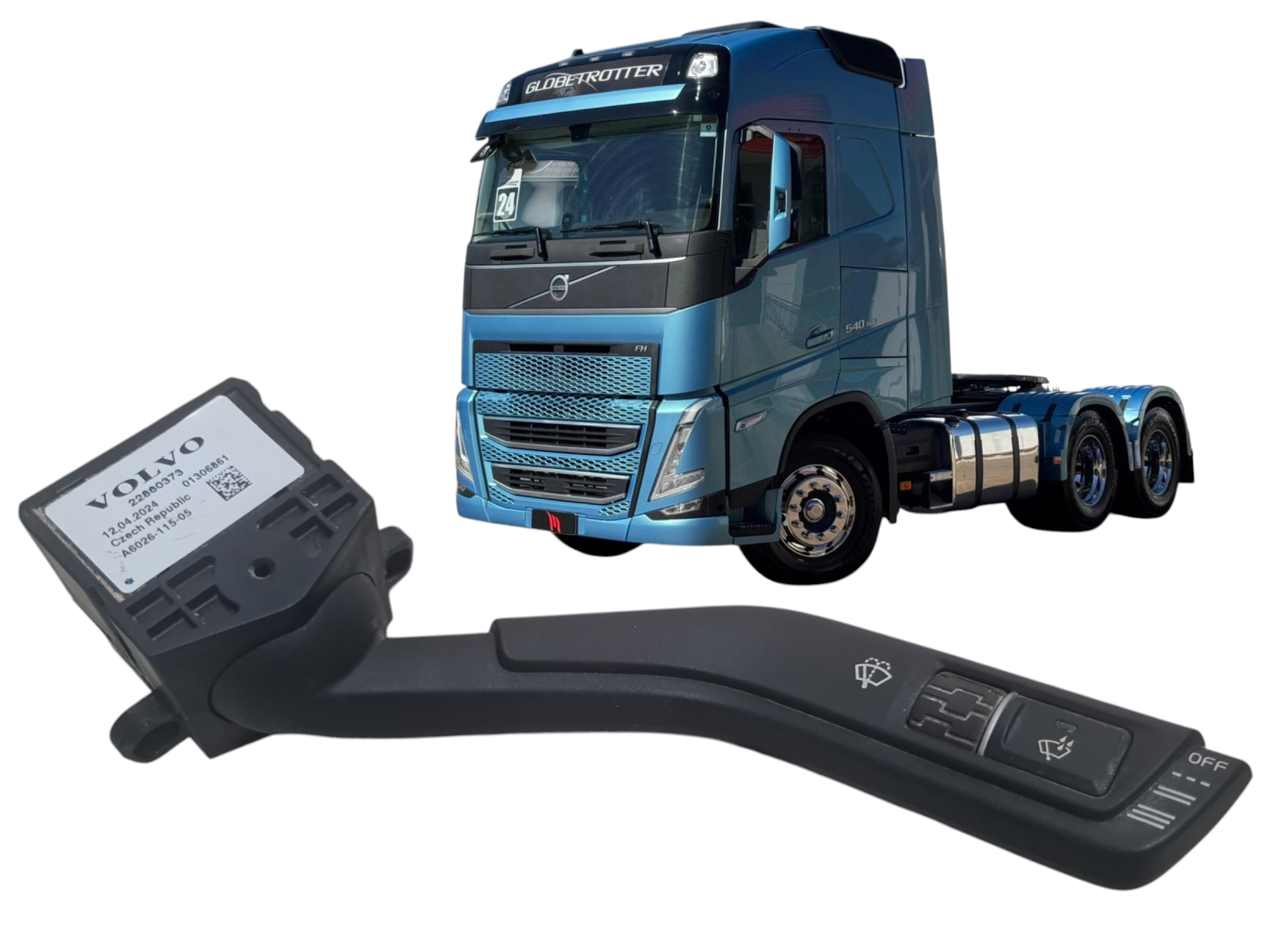 Chave do limpador parabrisa Volvo FH 540 ano 2024 22860373