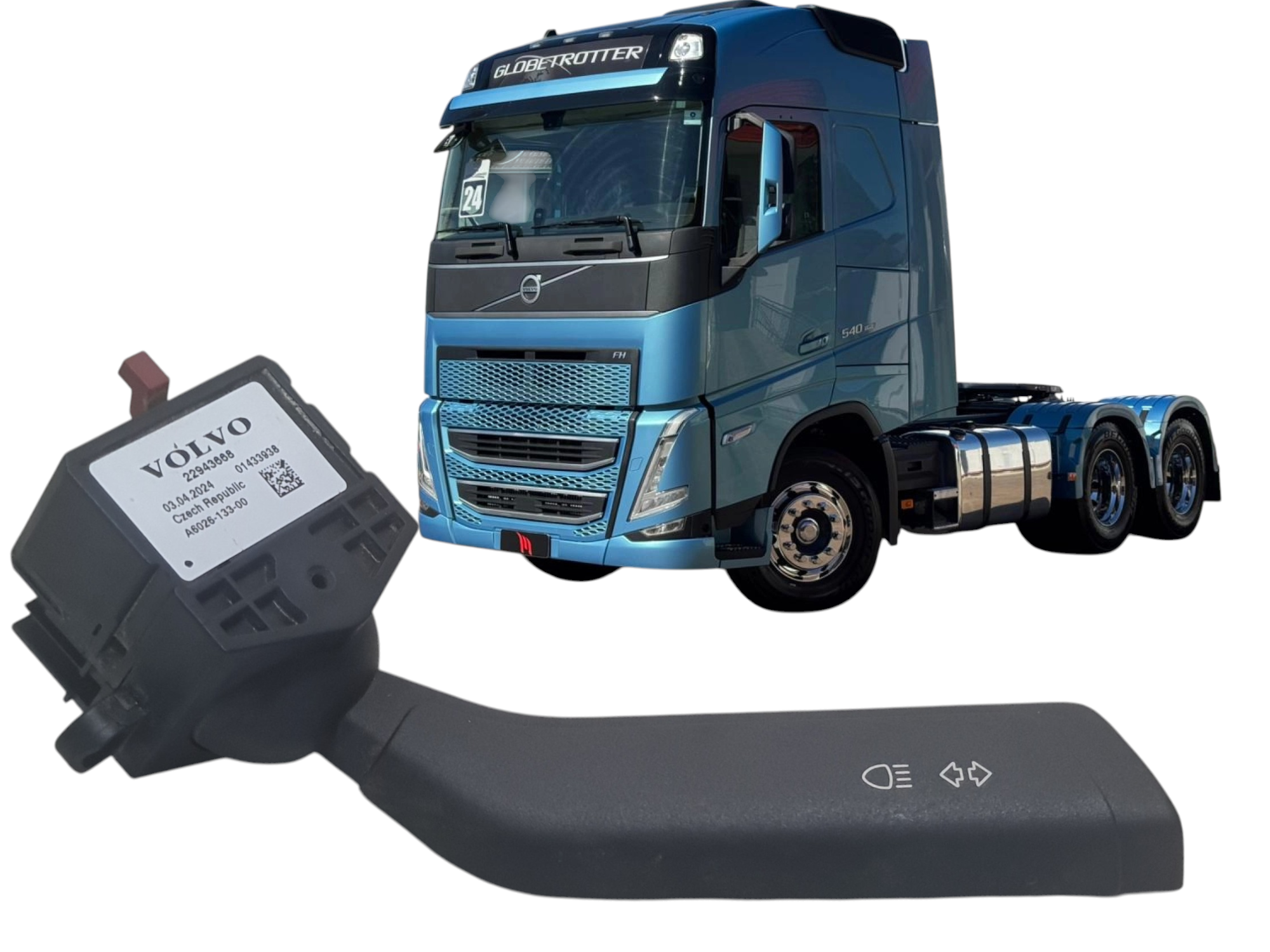 Chave de seta comutador de farol Volvo FH 540 2024 22943668