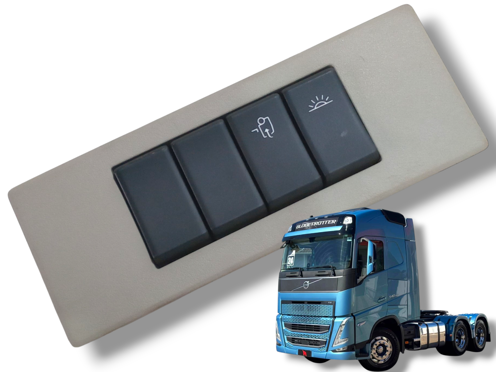 comando botão volvo FH 540 2024 2025 22026373