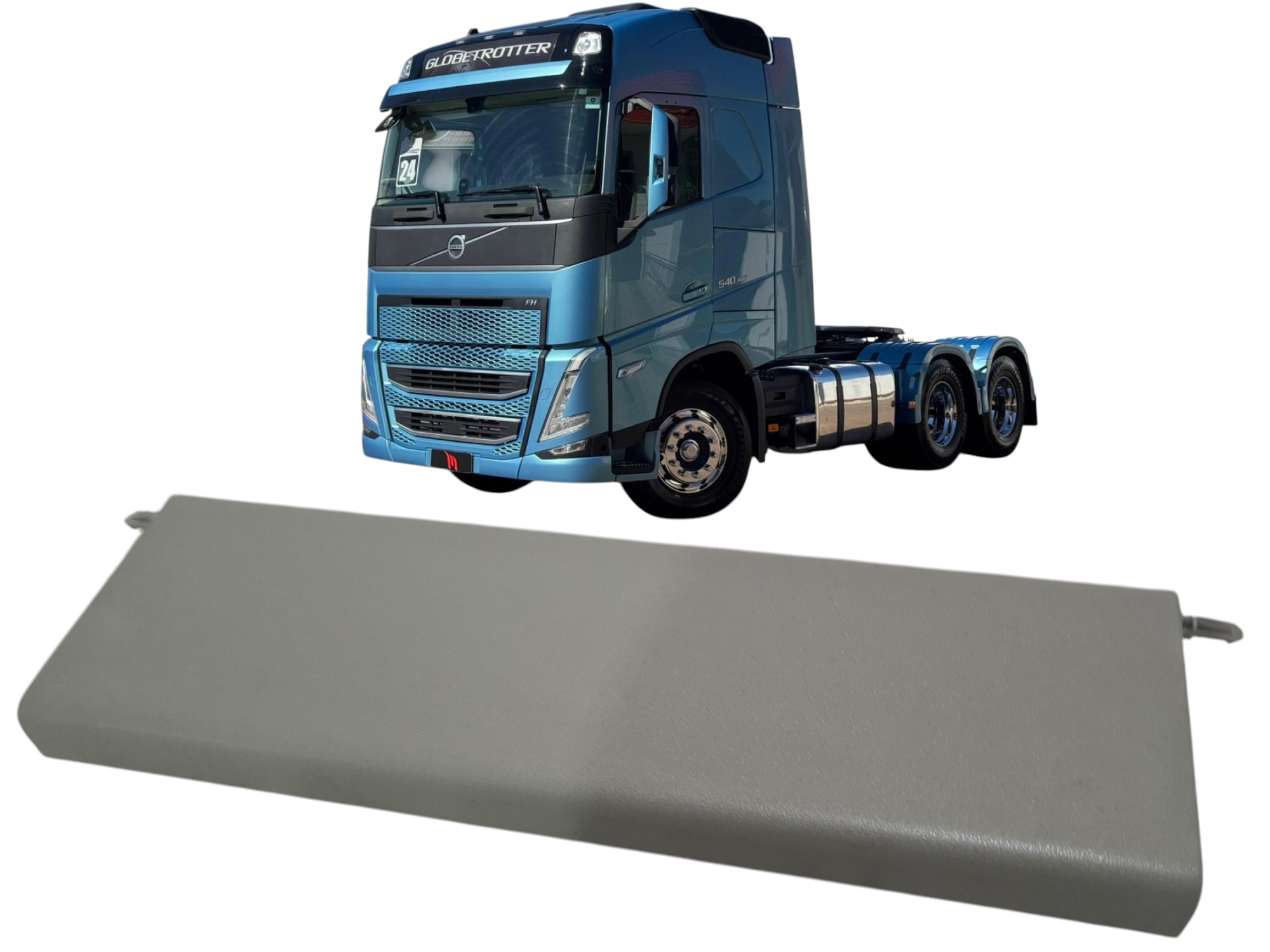 Bandeja porta objetos da gaveta inf Volvo FH 540 ano 2024