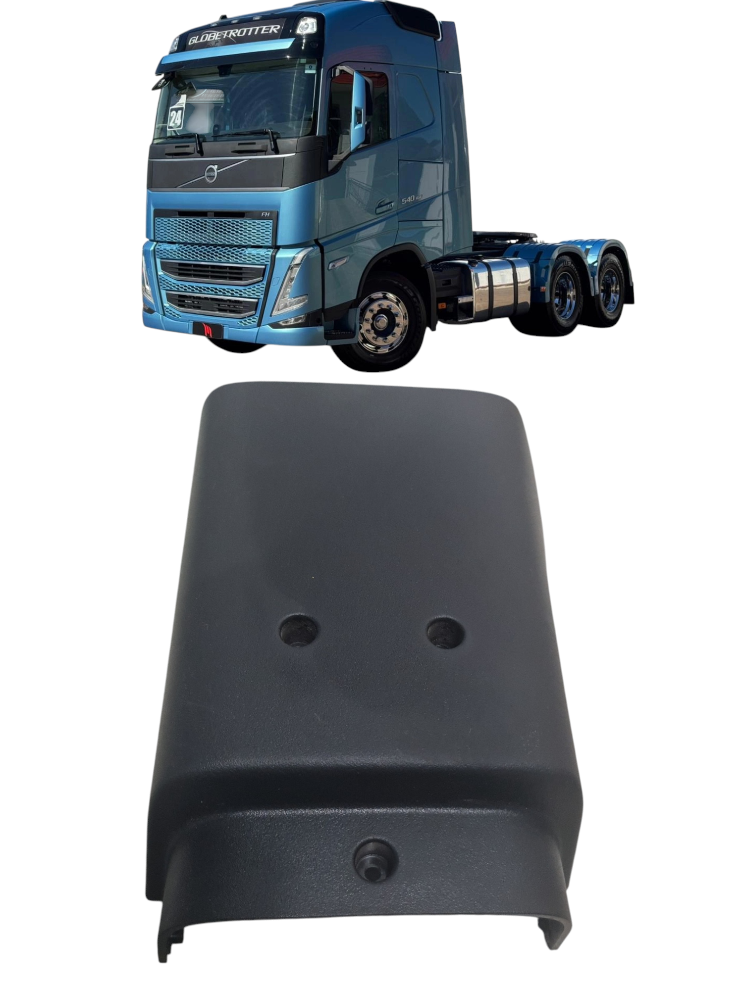 Moldura inf coluna de direçao Volvo FH 540 ano 2024 82219174