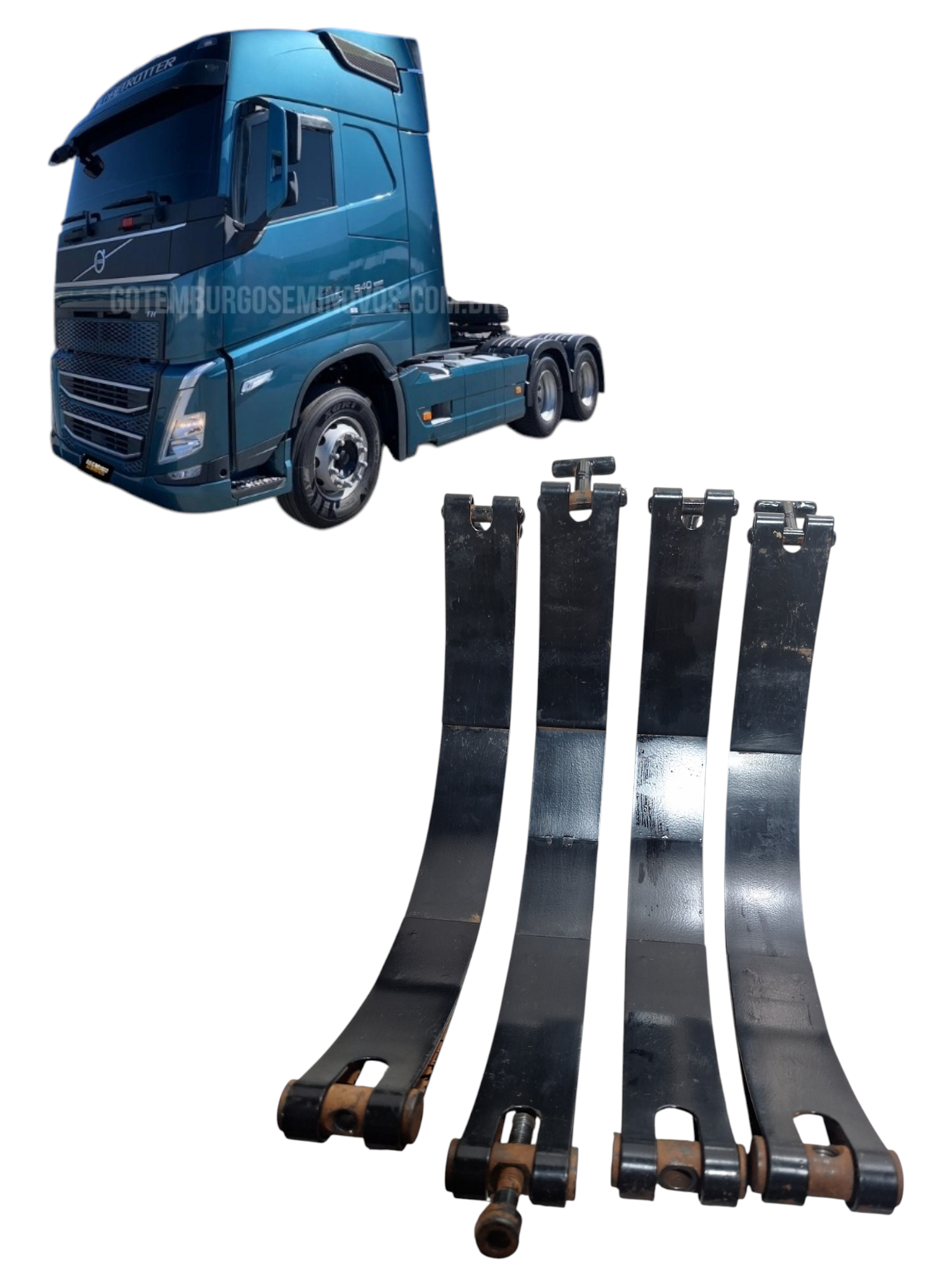 suportes para tanques de ar volvo fh 540 ano 2024 original
