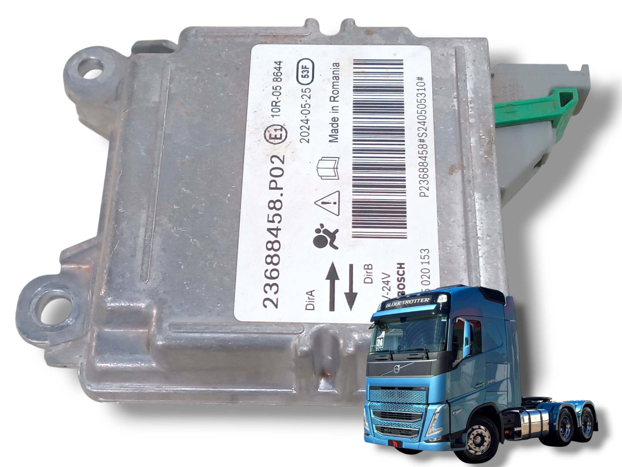 modulo de controle de airbag Volvo FH 540 2024 2025 23688458