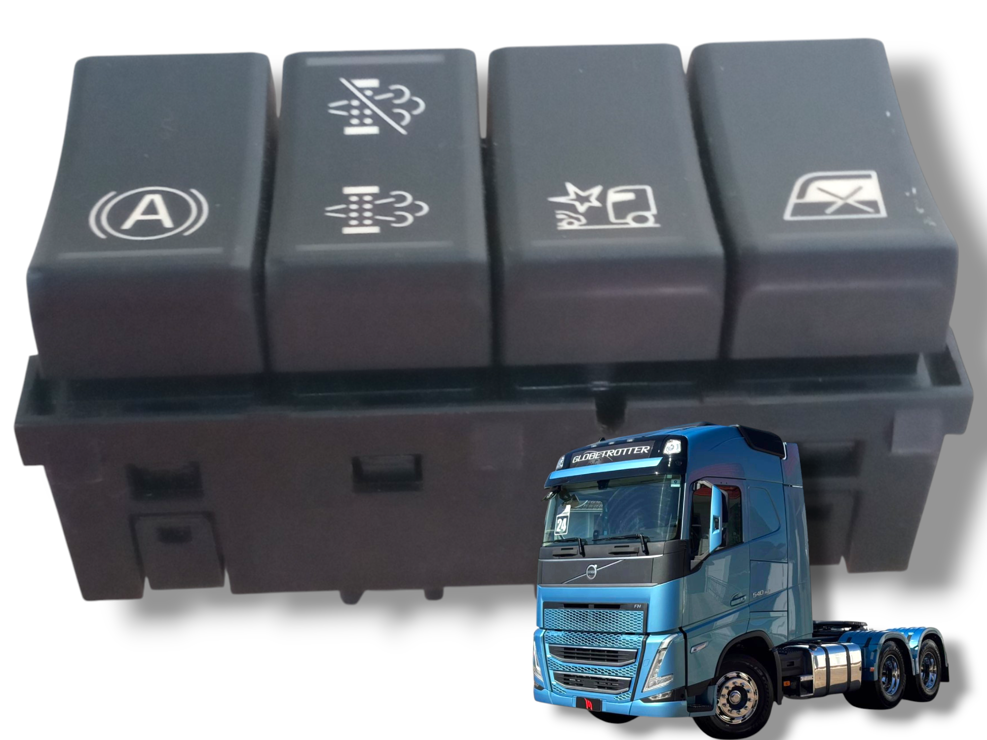 conjunto de botoes painel Volvo FH 540 2024 2025 22026373