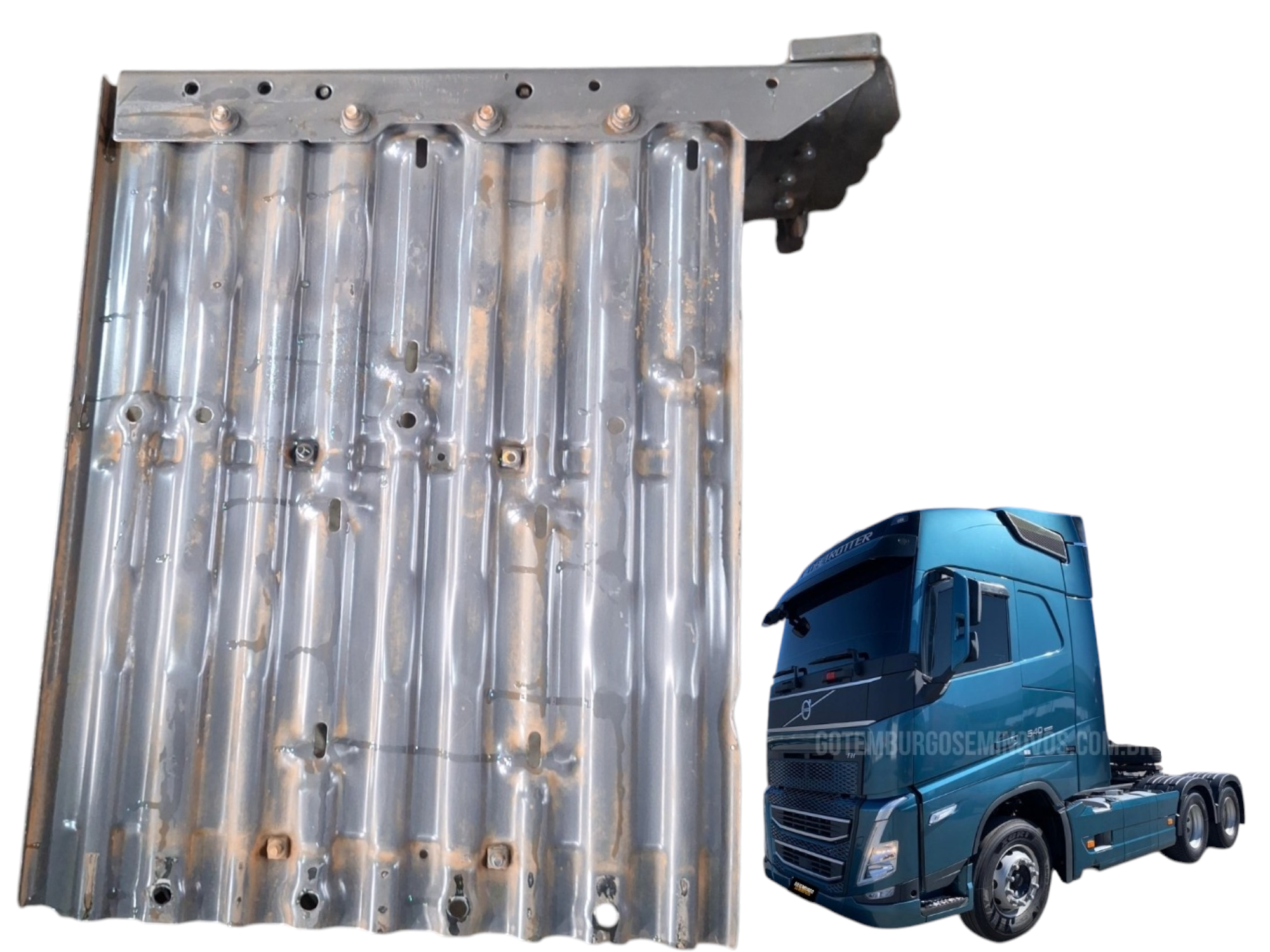 suporte caixa baterias volvo fh 540 2024 22950421 original