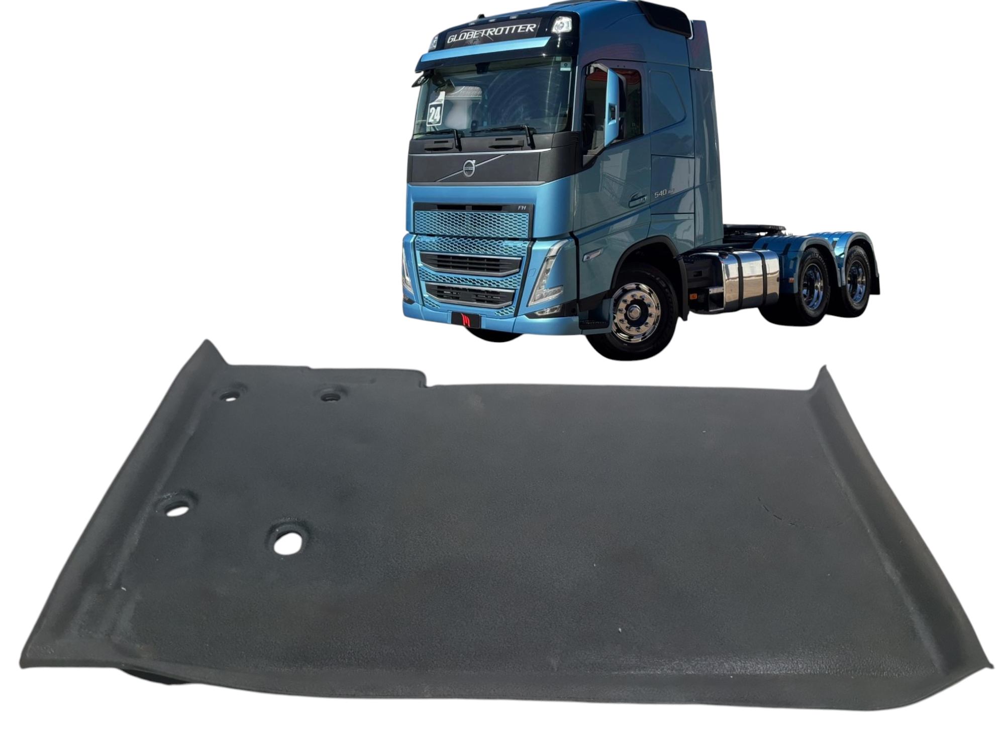Tapete borracha assoalho ld esquerdo Volvo FH 540 ano 2024