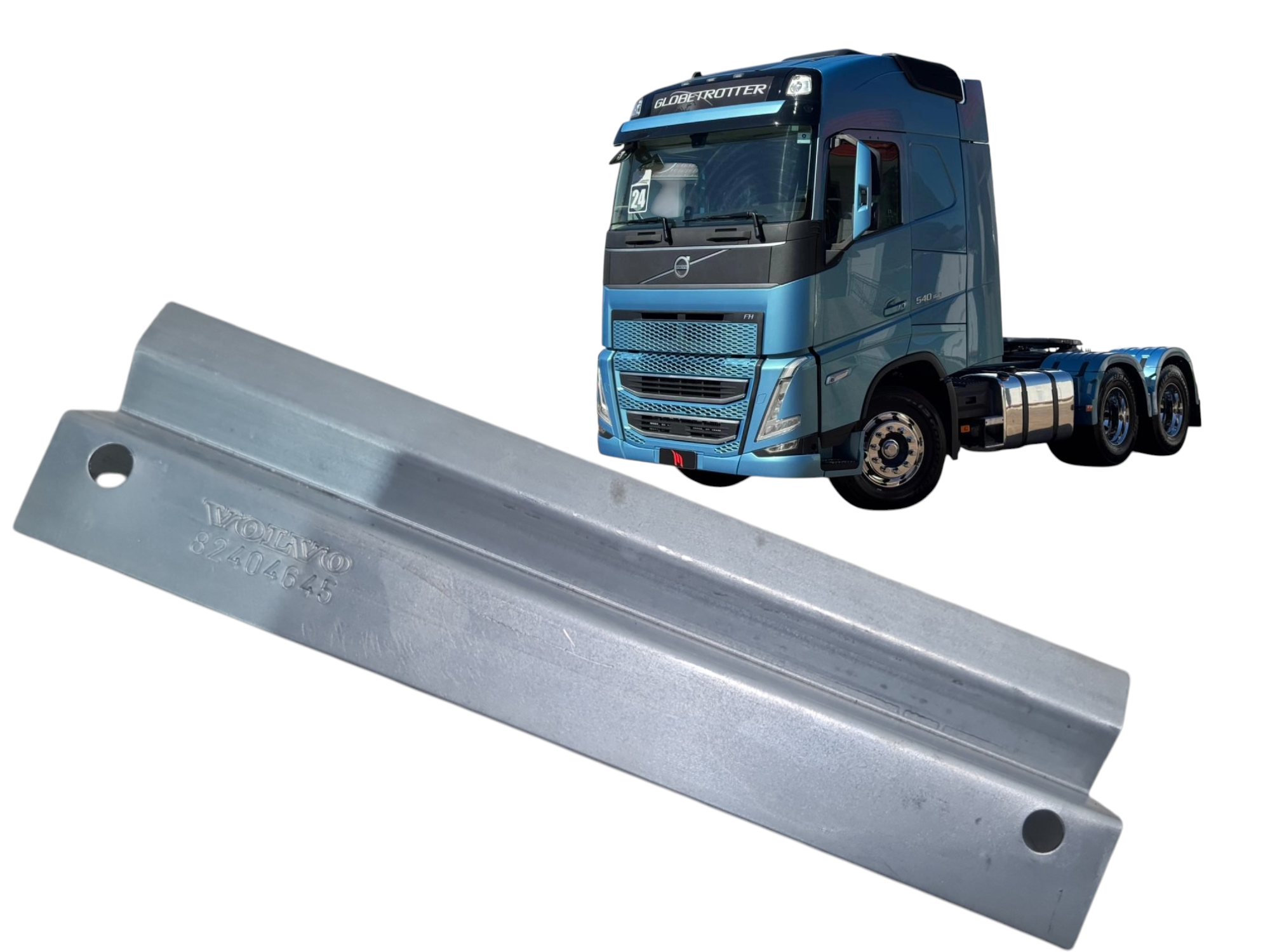 Suporte de fixaçao paralama tras Volvo FH 540 2024 82404645