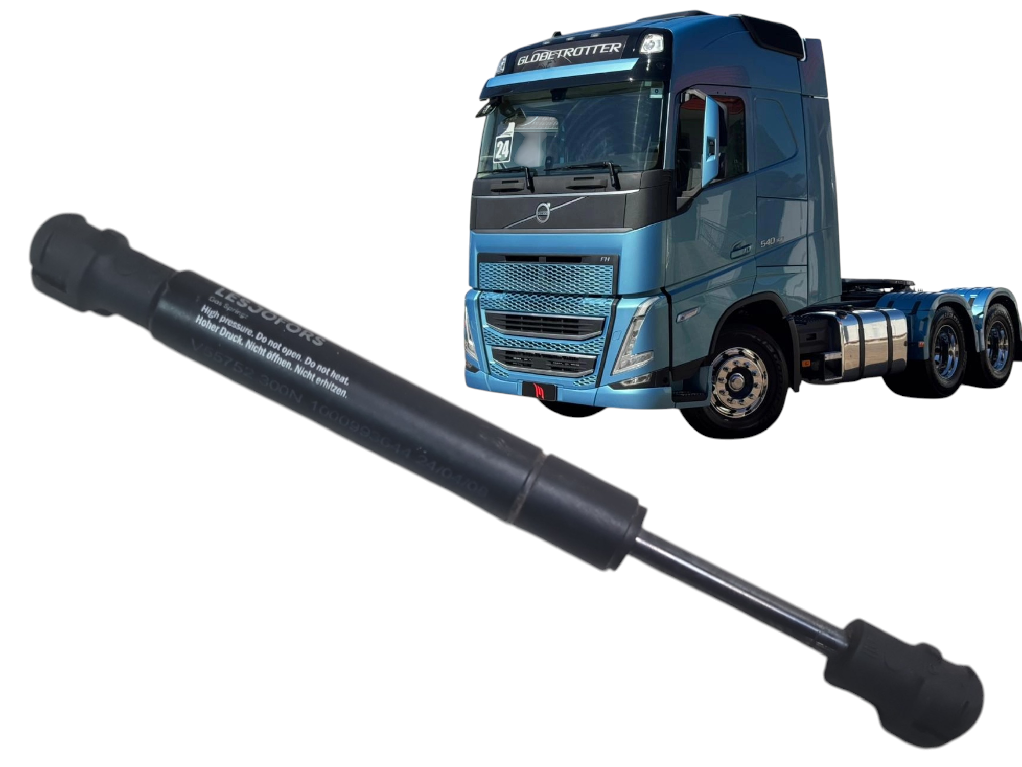 Amortecedor pneumatico mola a gas Volvo FH 540 ano 2024