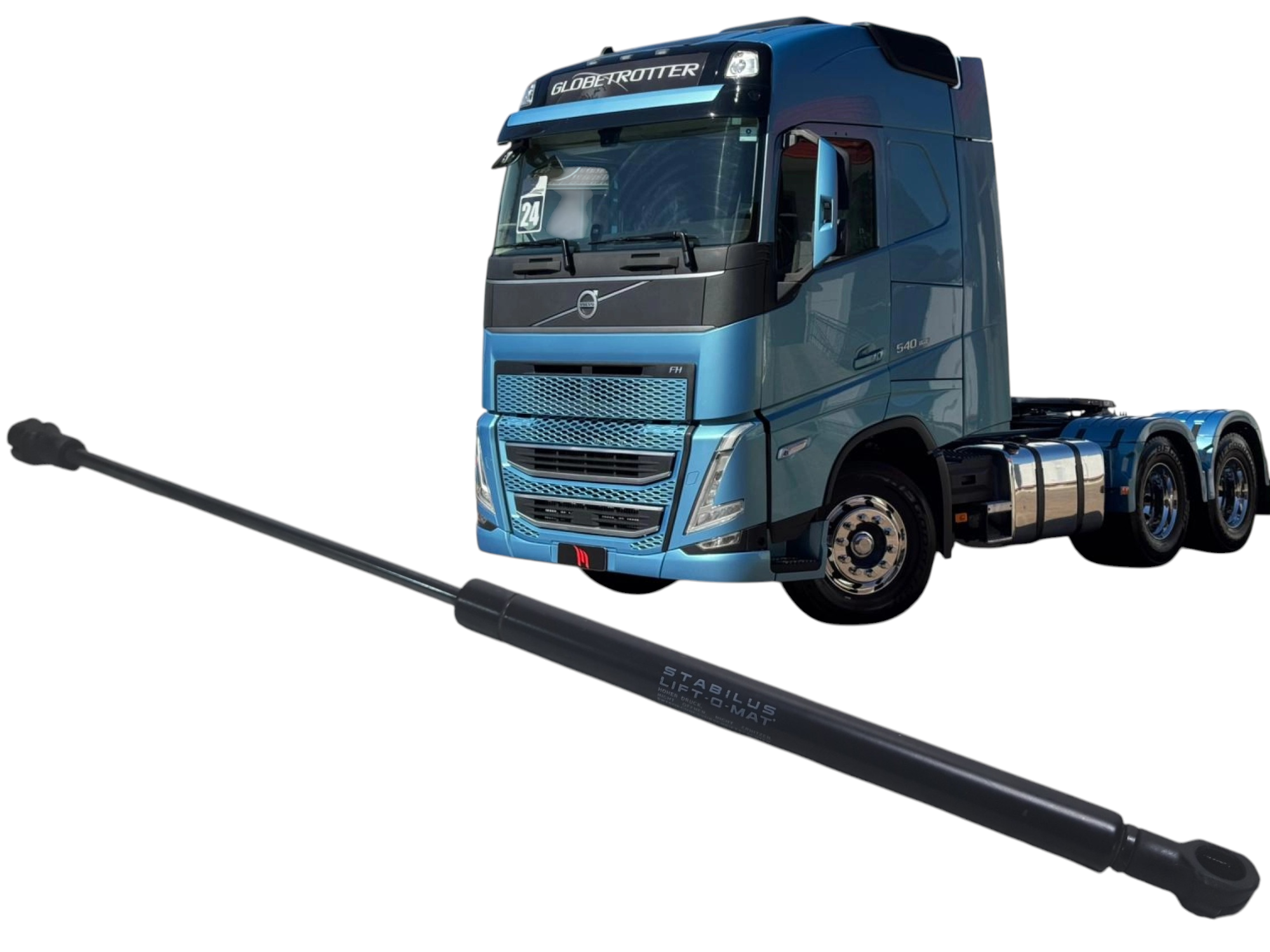 Amortecedor mola a gas Volvo FH 530 ano 2024 6544ID 0300N