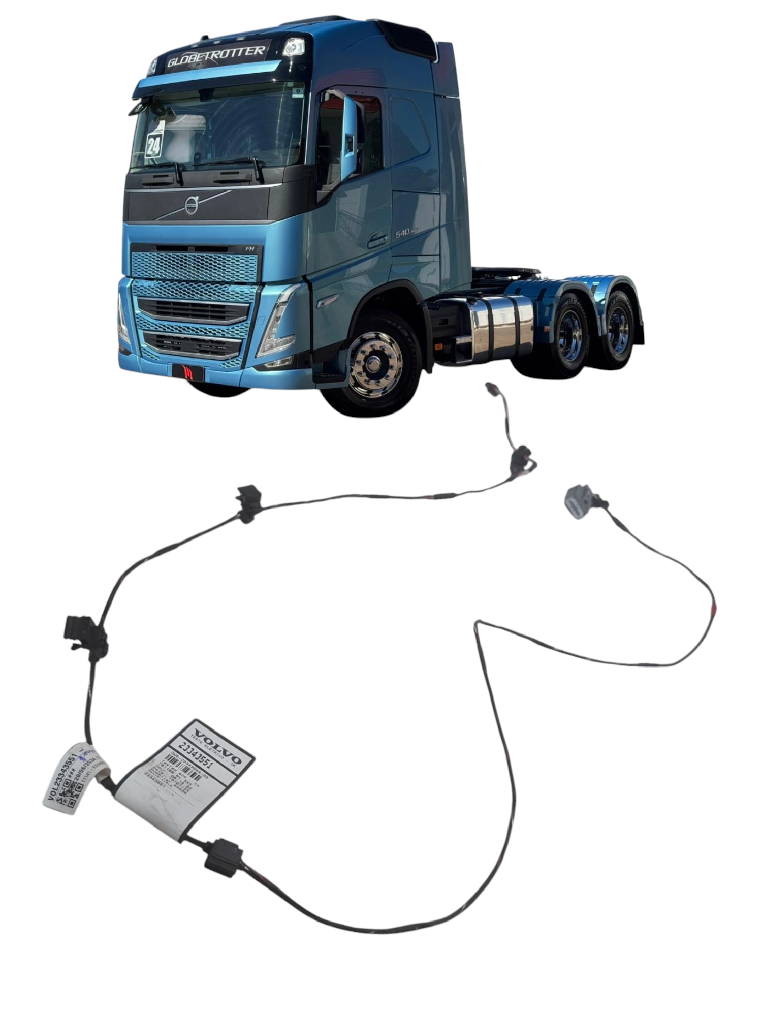 Chicote do modulo retrovisor lateral ext Volvo FH 540 2024