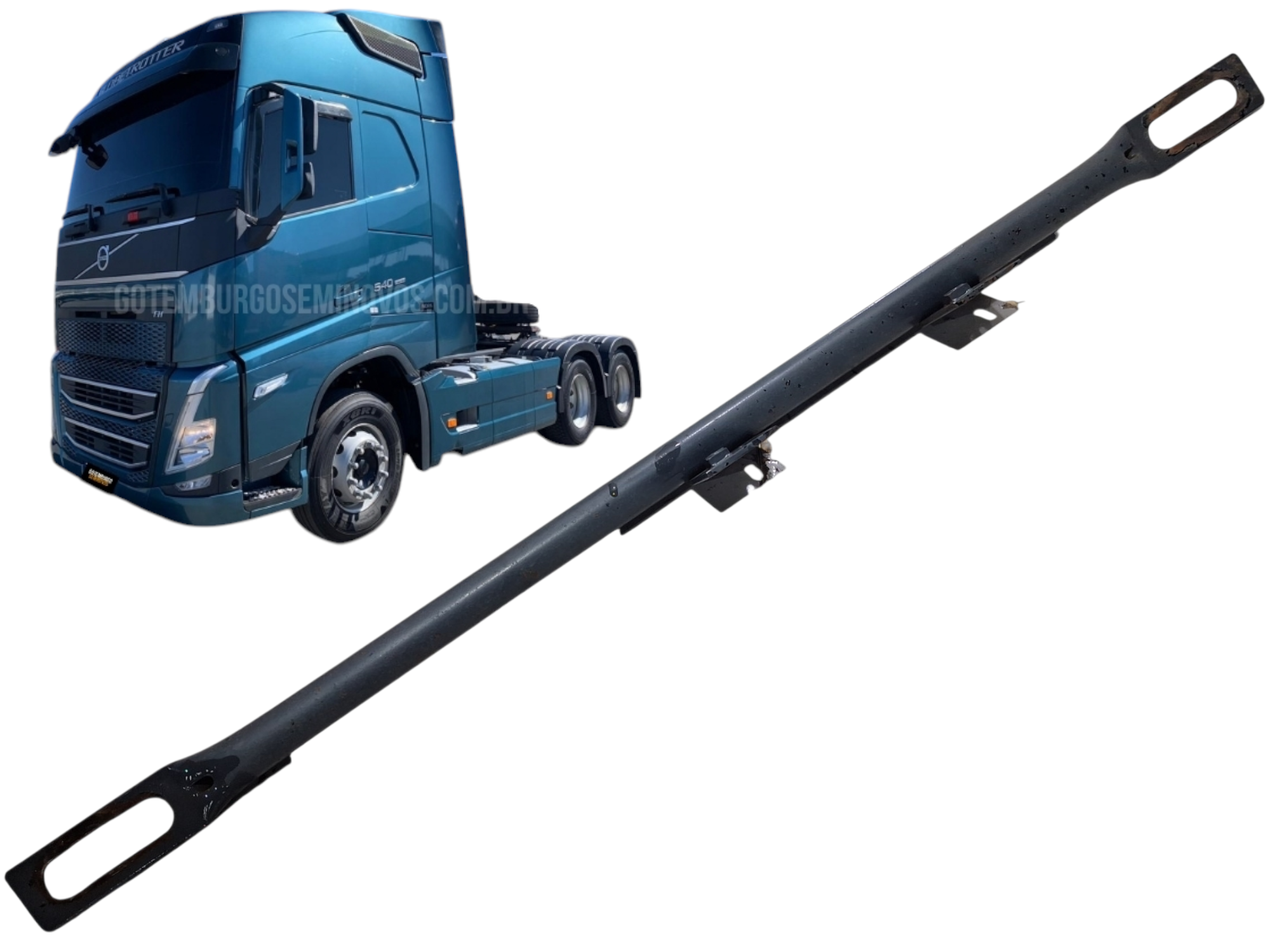 suporte parachoque dianteiro volvo fh 540 ano 2024 original