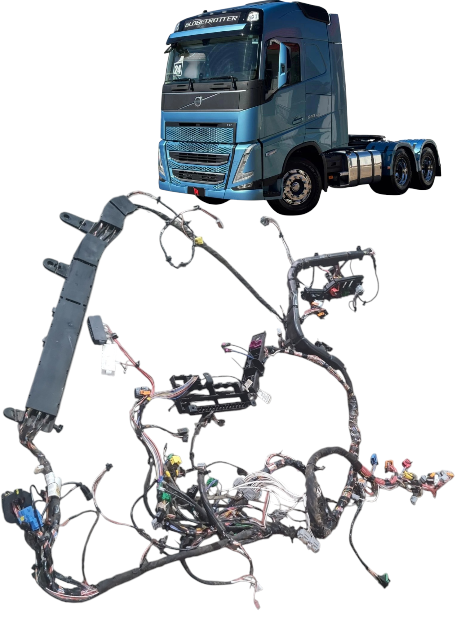 Chicote eletrico do chassi cabine Volvo FH 540 2024 23185297
