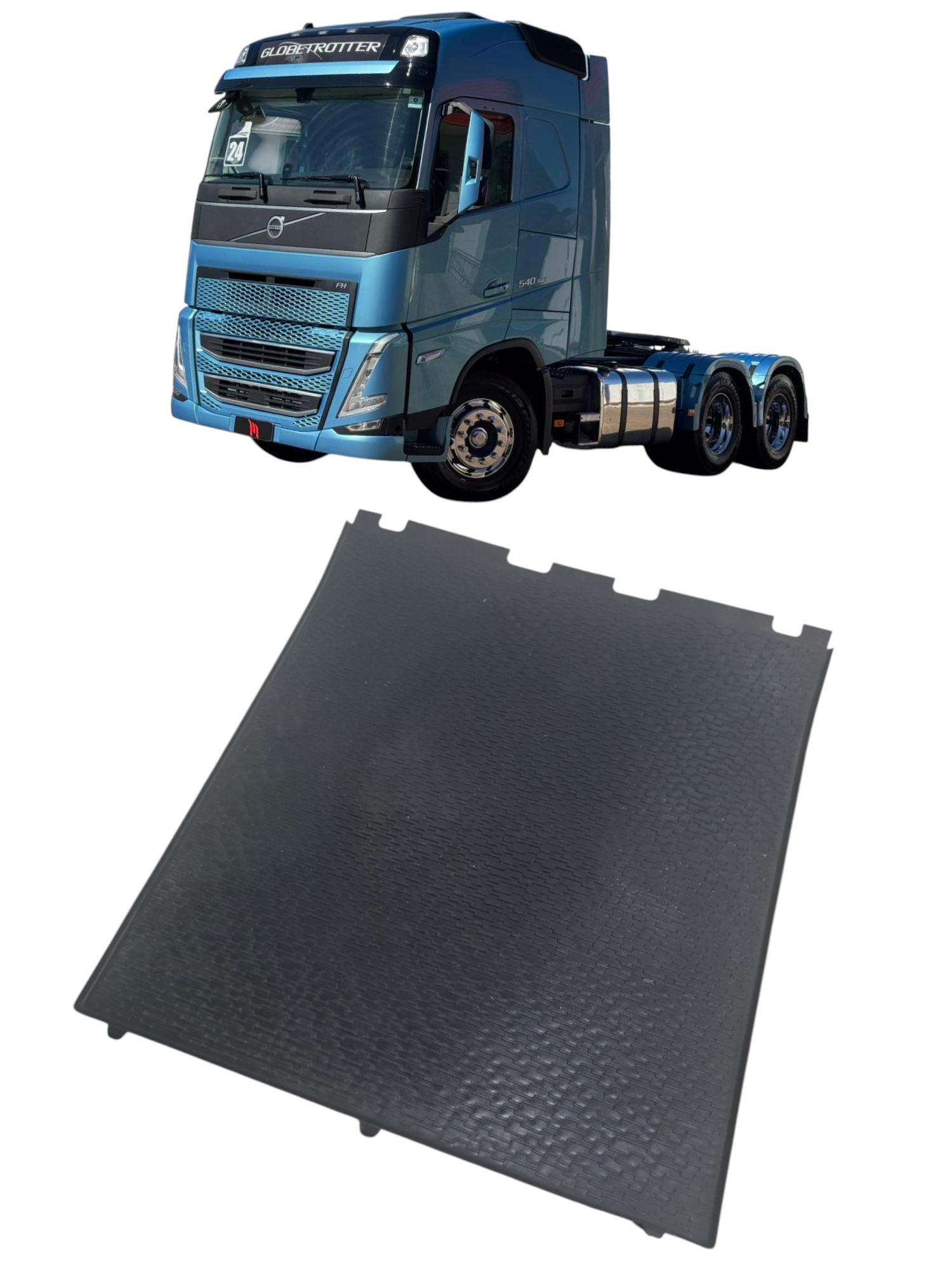 Tapete borracha gaveta painel ou console Volvo FH 540 2024