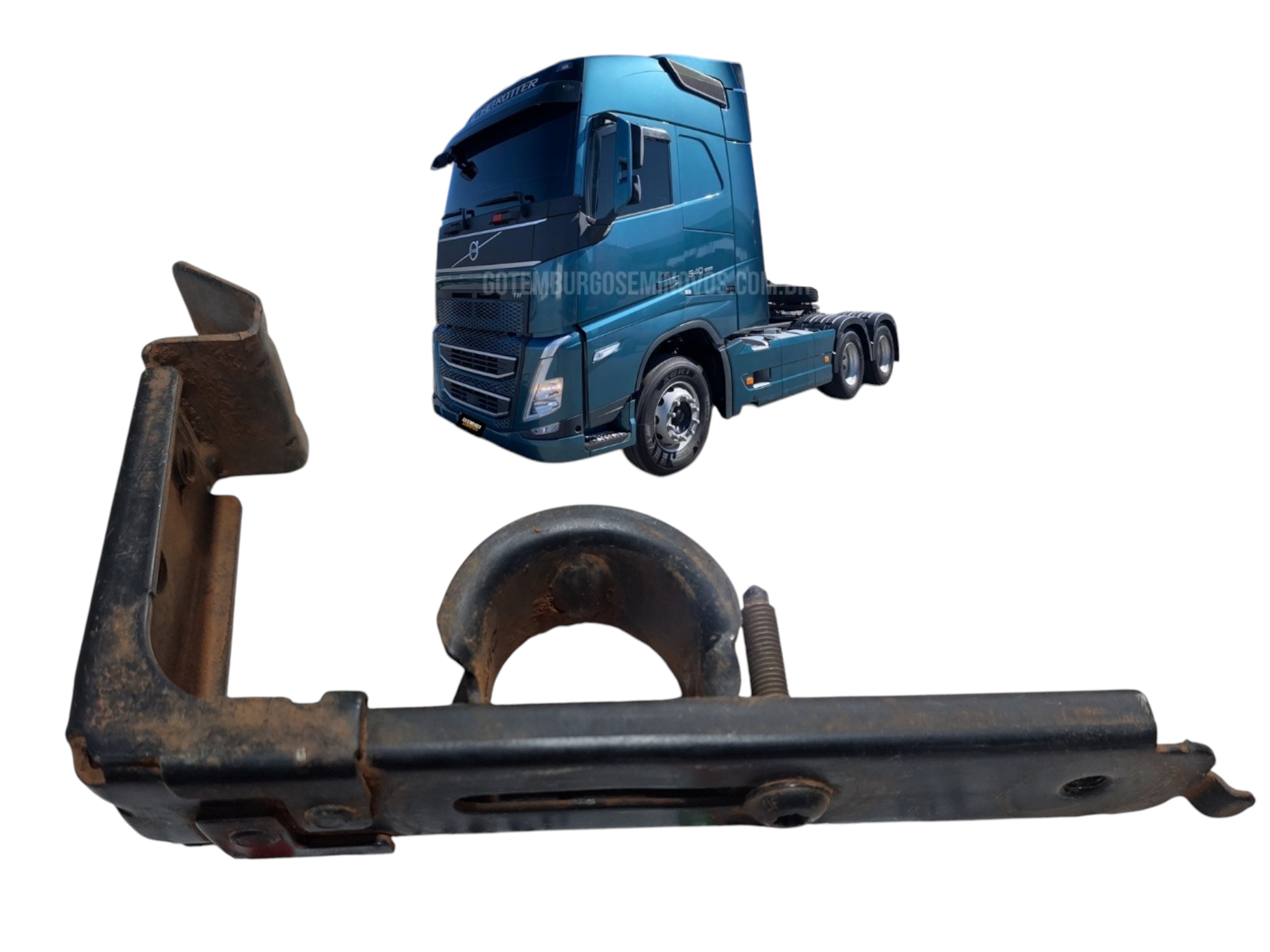 suporte de fixaçao paralama volvo fh 540 ano 2024 210994456