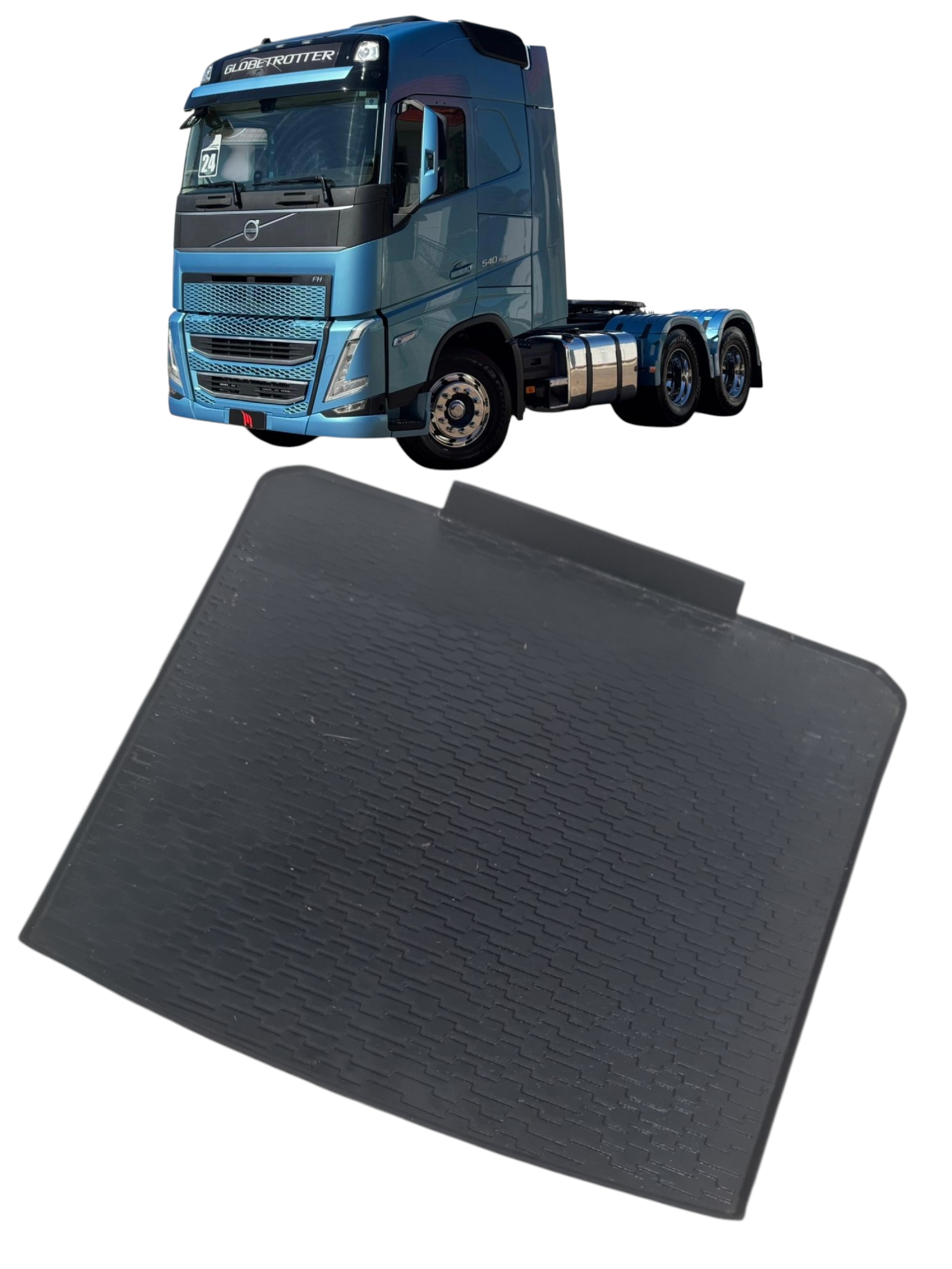 Tapete borracha do porta obj Volvo FH 540 ano 2024 84432208