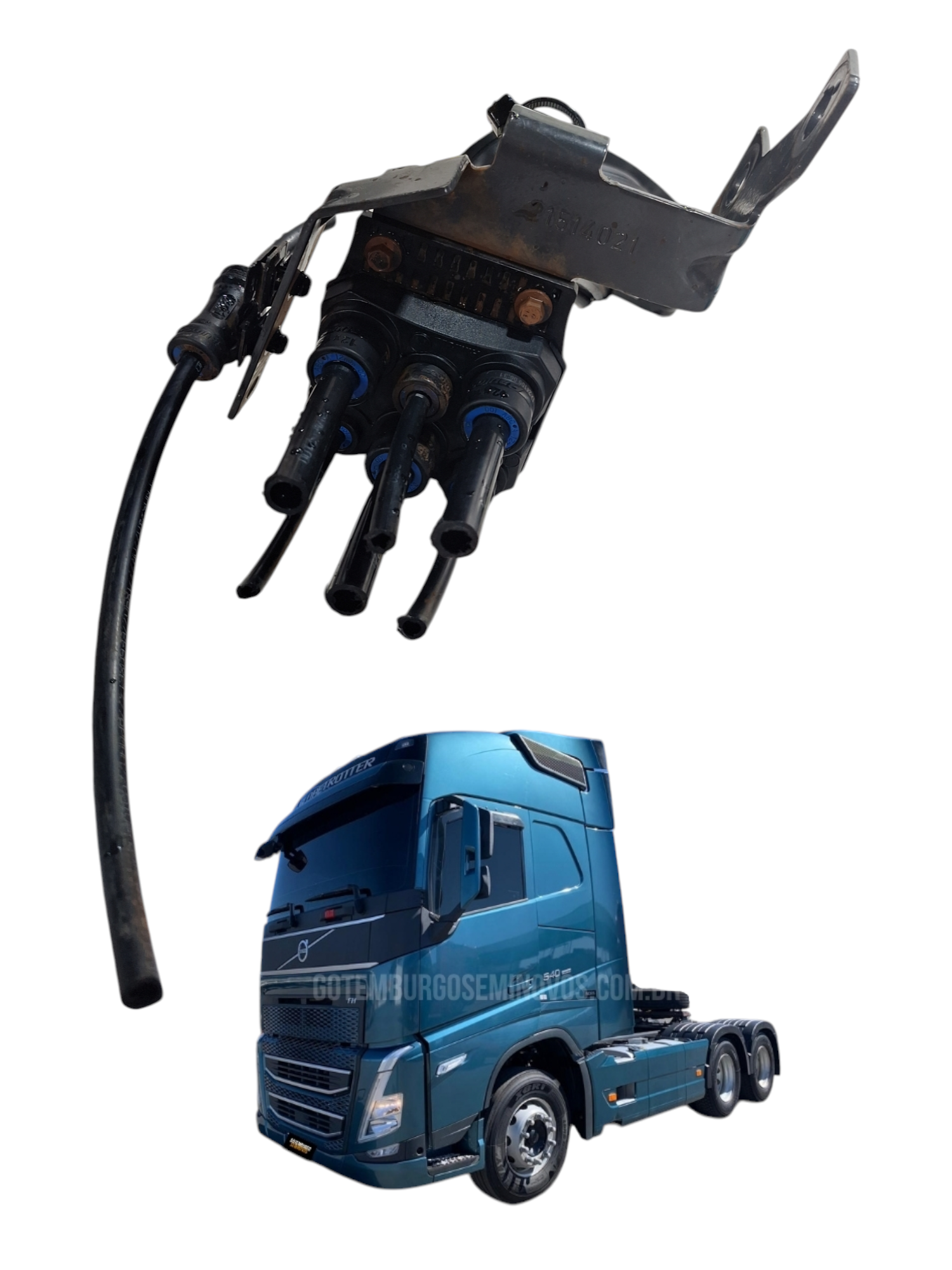 distribuidor de ar volvo fh 540 ano 2024 original 21514021