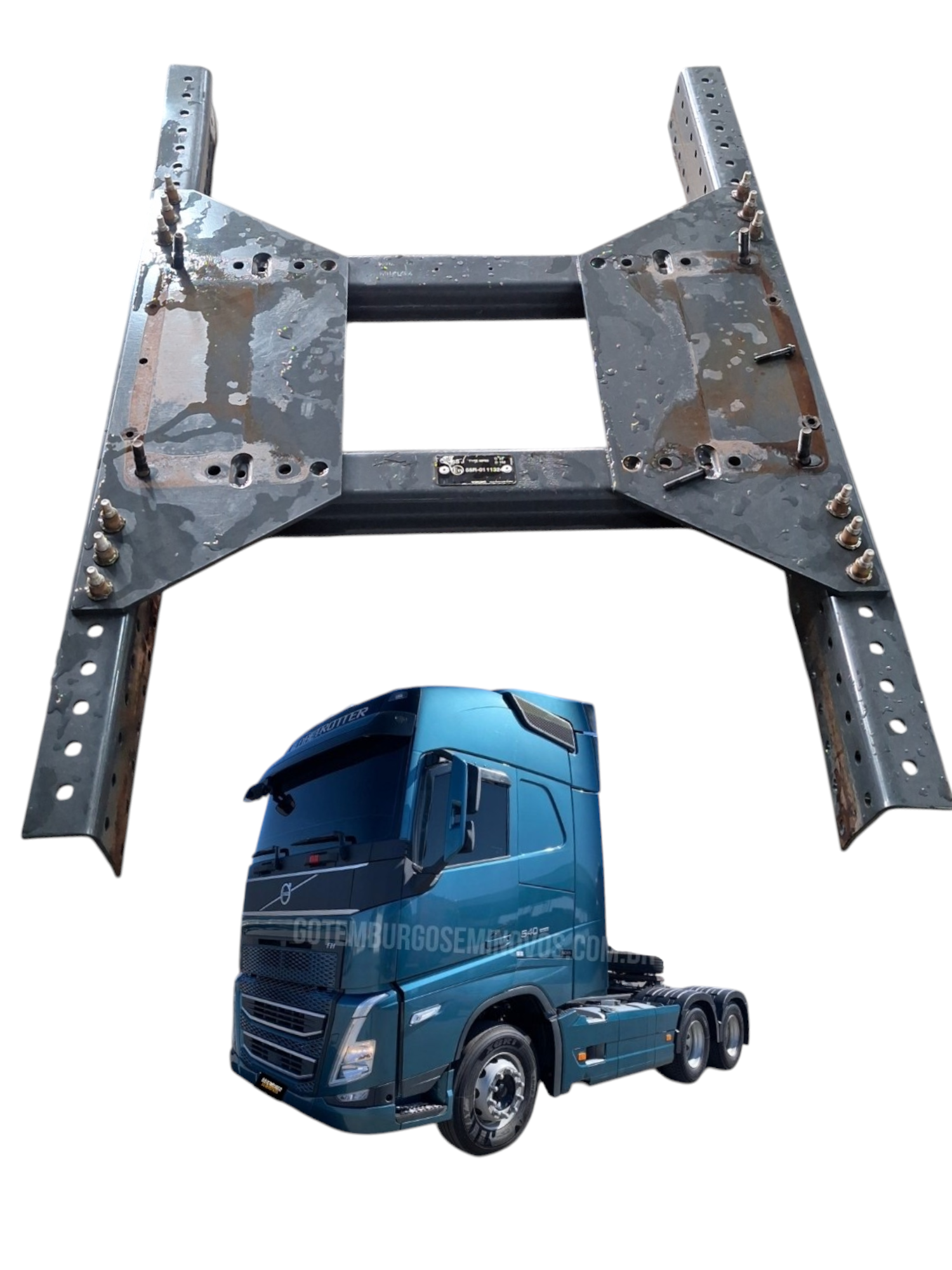 mesa de engate quinta roda caminhao volvo fh 540 ano 2024