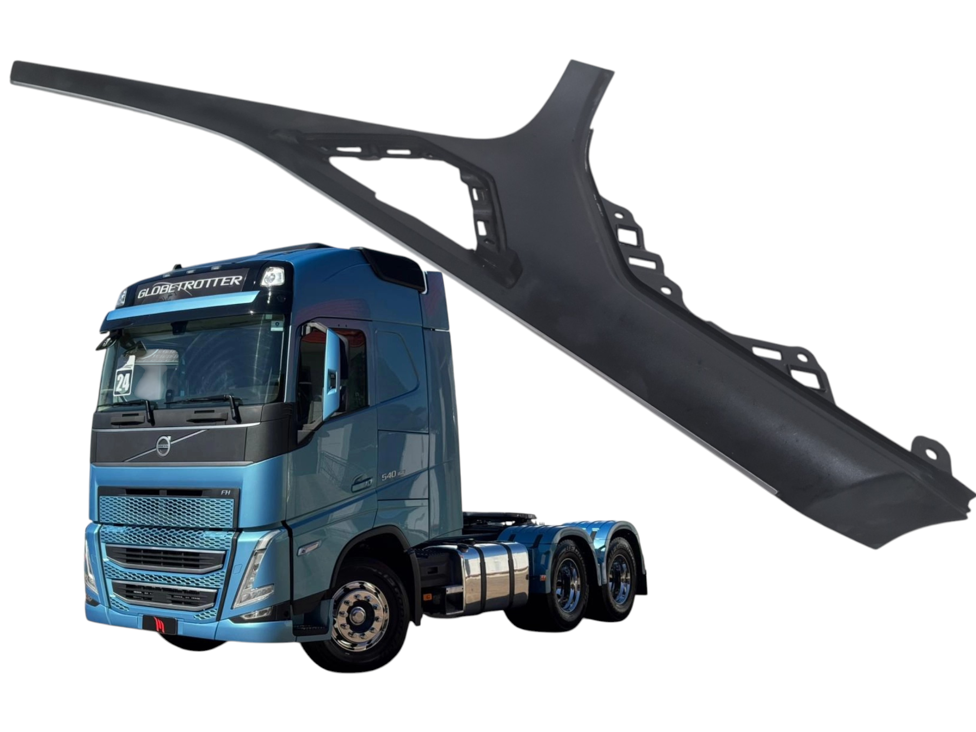 Acabamento painel instrumentos Volvo FH540 ano 2024 84294034